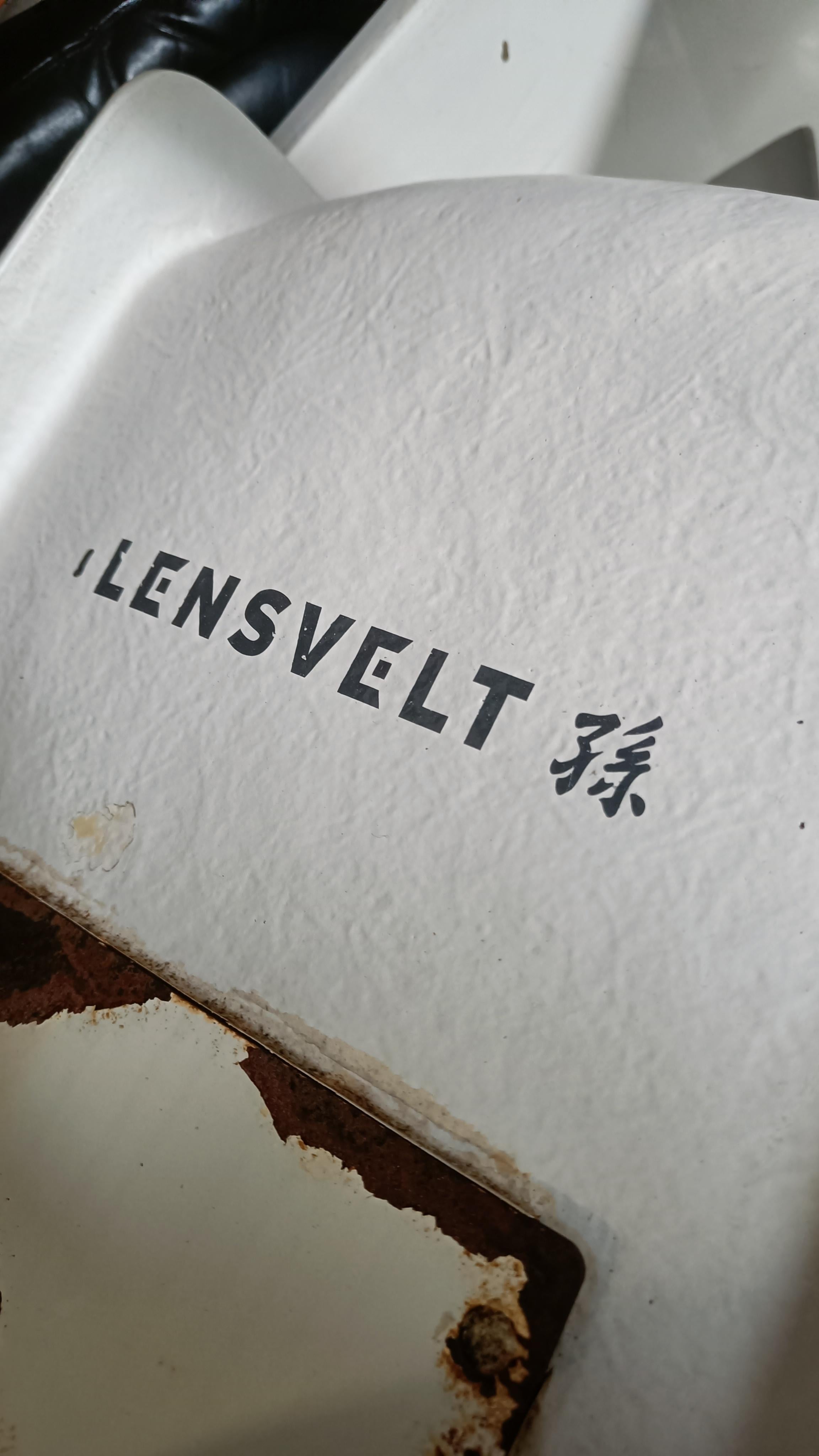 
Set of LRC dining chairs designed by dutch architect Wiel Arets produced for the Leidsche Rijn College (LRC) and produced by Lensvelt.

Wiel Arets also designed the College building and some of the other furniture. 

We include an image of the