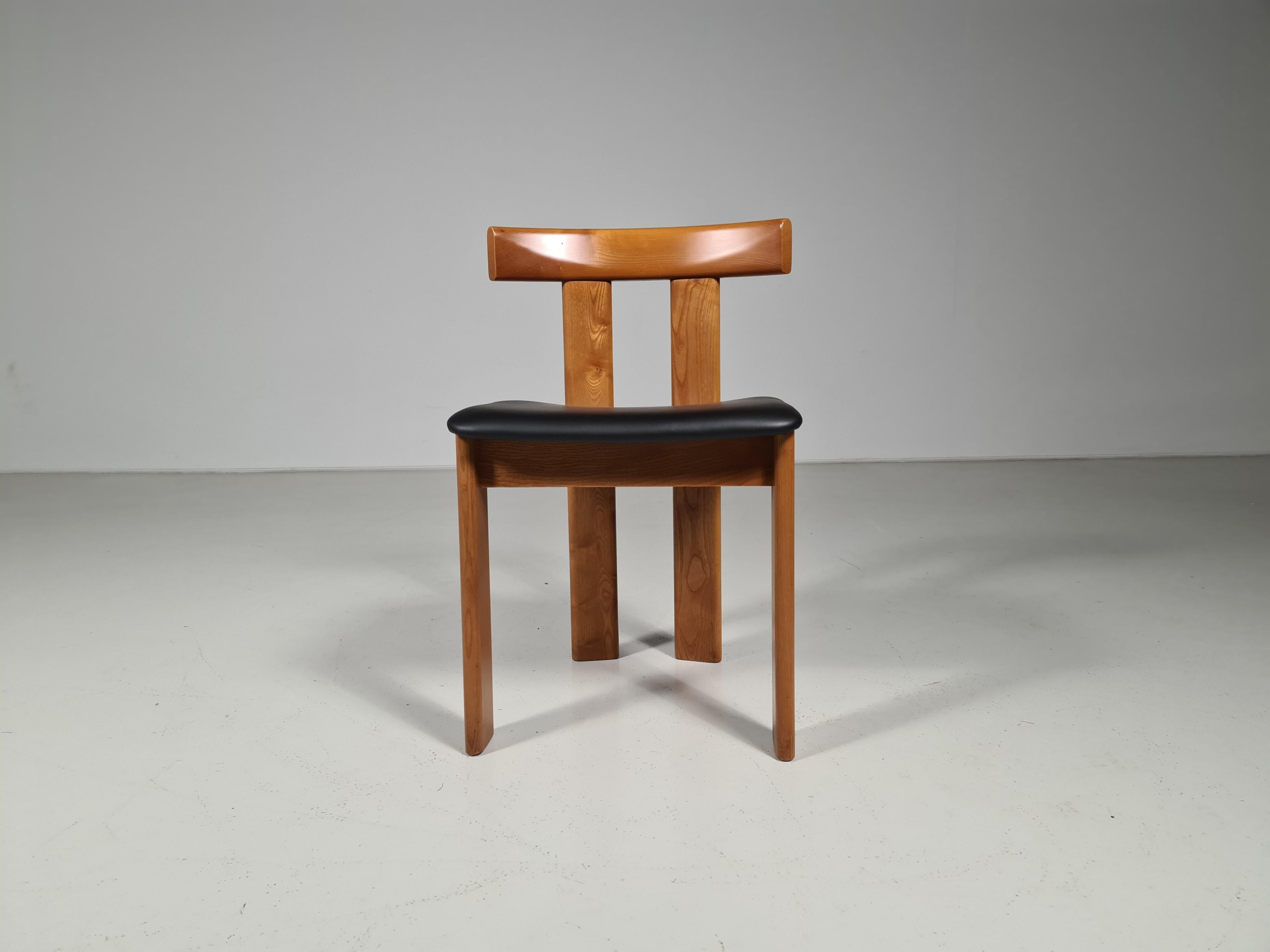 Mid-20th Century Set of 10 Luigi Vaghi Dining Chairs for Former, Italy, 1960s