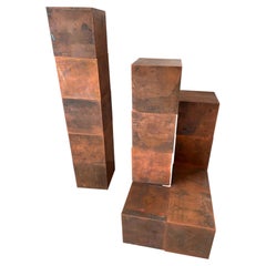 10er-Set magnetischer Kupferwürfel von Paul Kelley, britisches Design