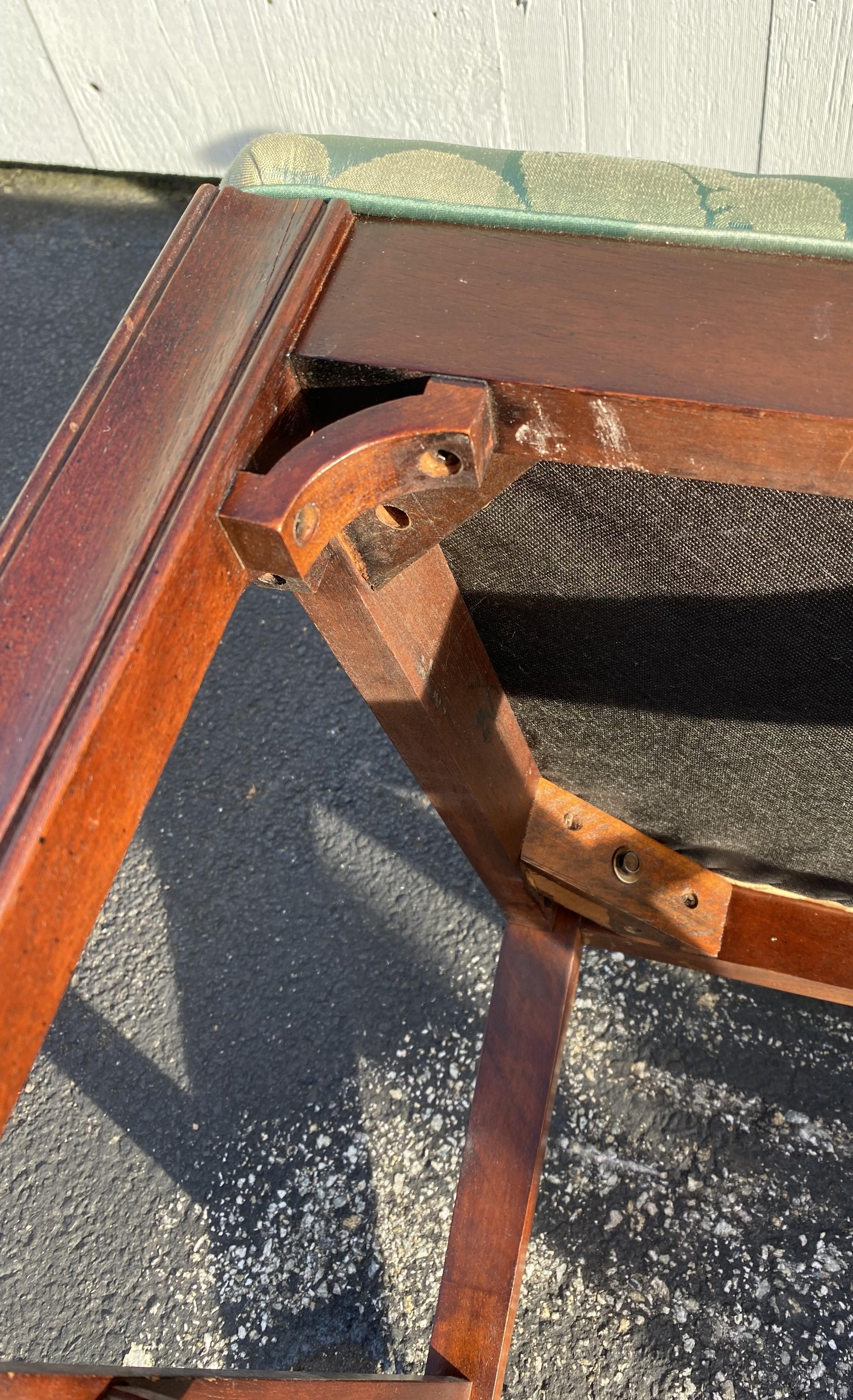Set of 10 Mahogany Chippendale Style Dining Chairs 9