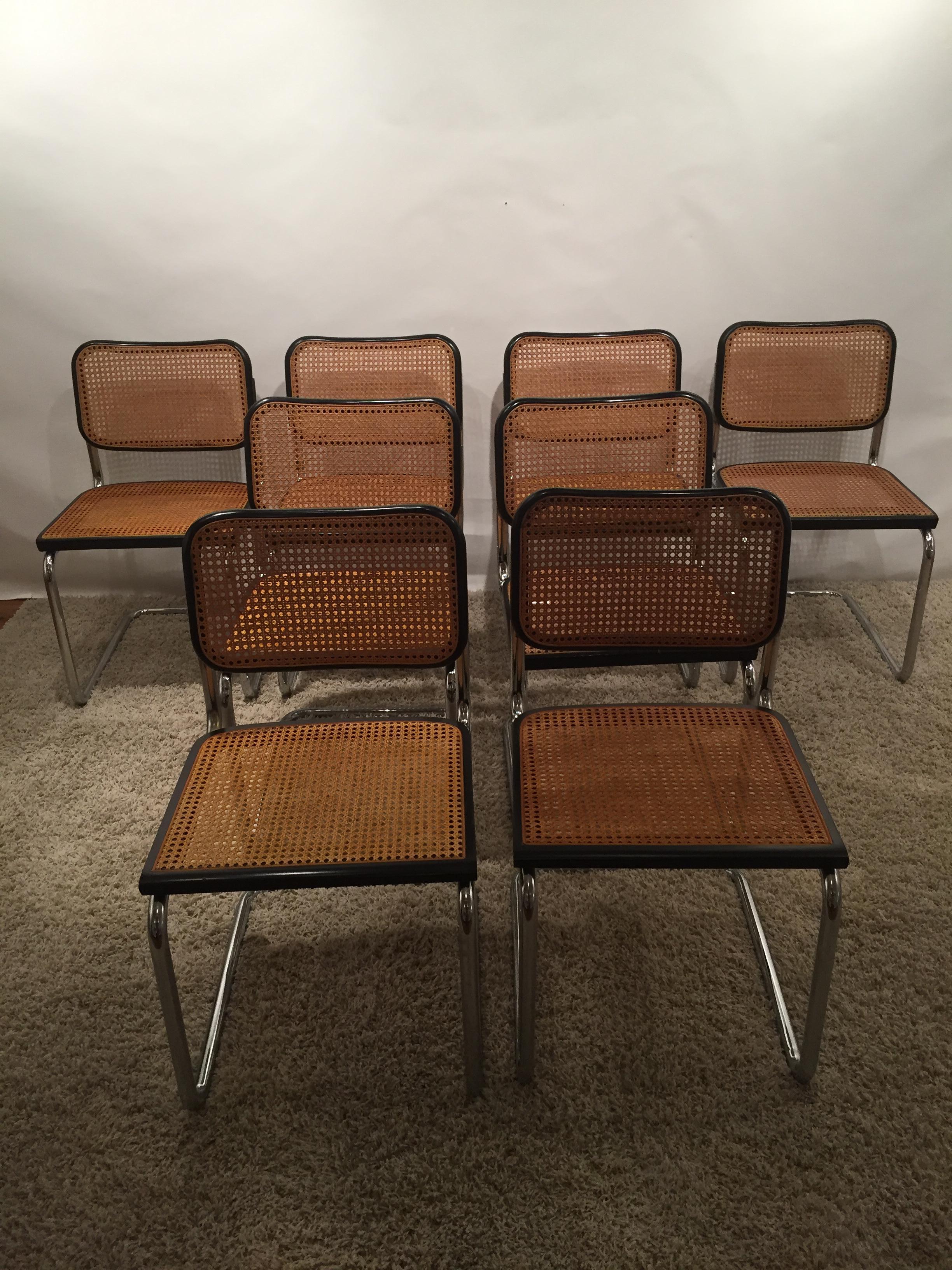 Set of 10 Marcel Breuer Vintage Cesca Vintage Chairs 2