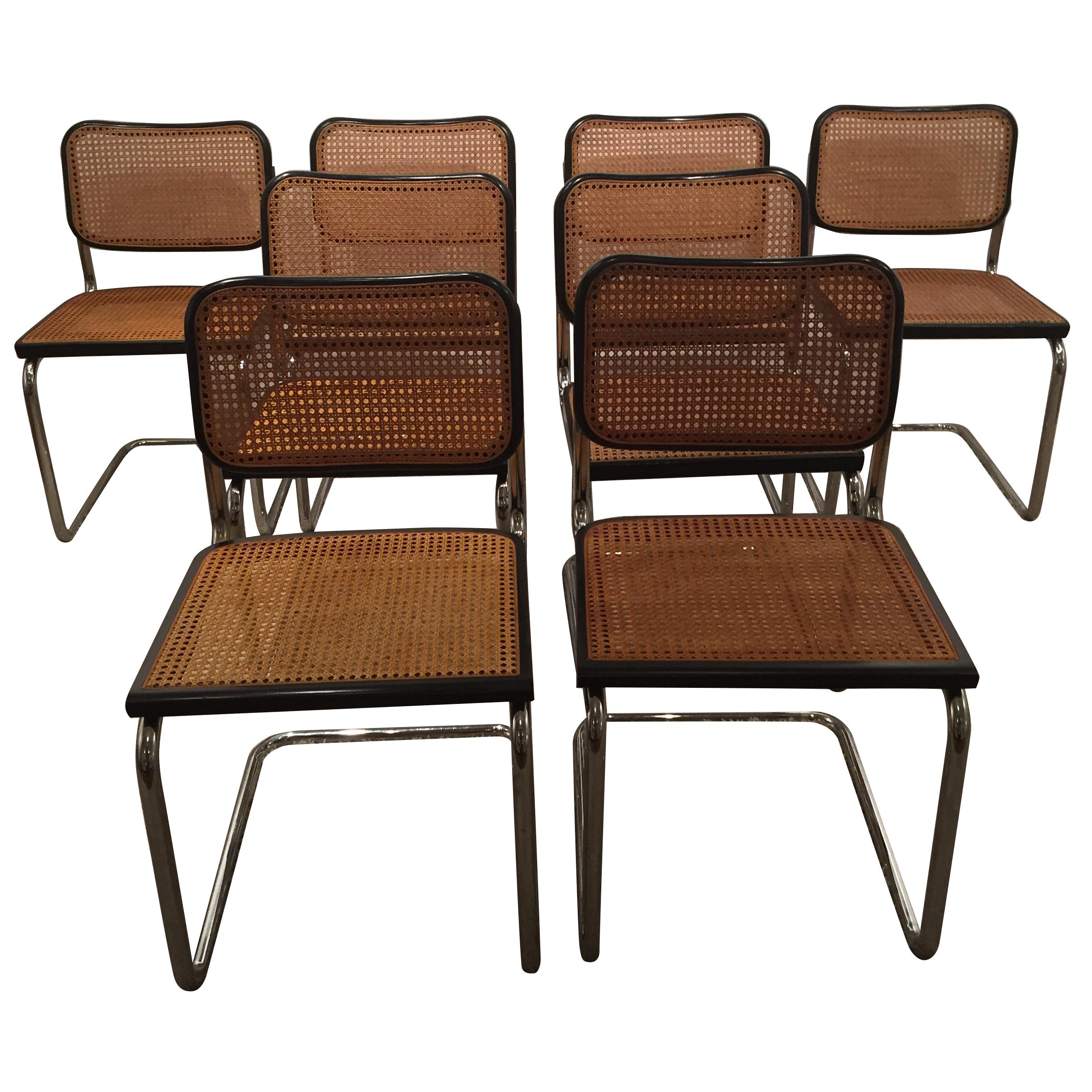 Set of 10 Marcel Breuer Vintage Cesca Vintage Chairs