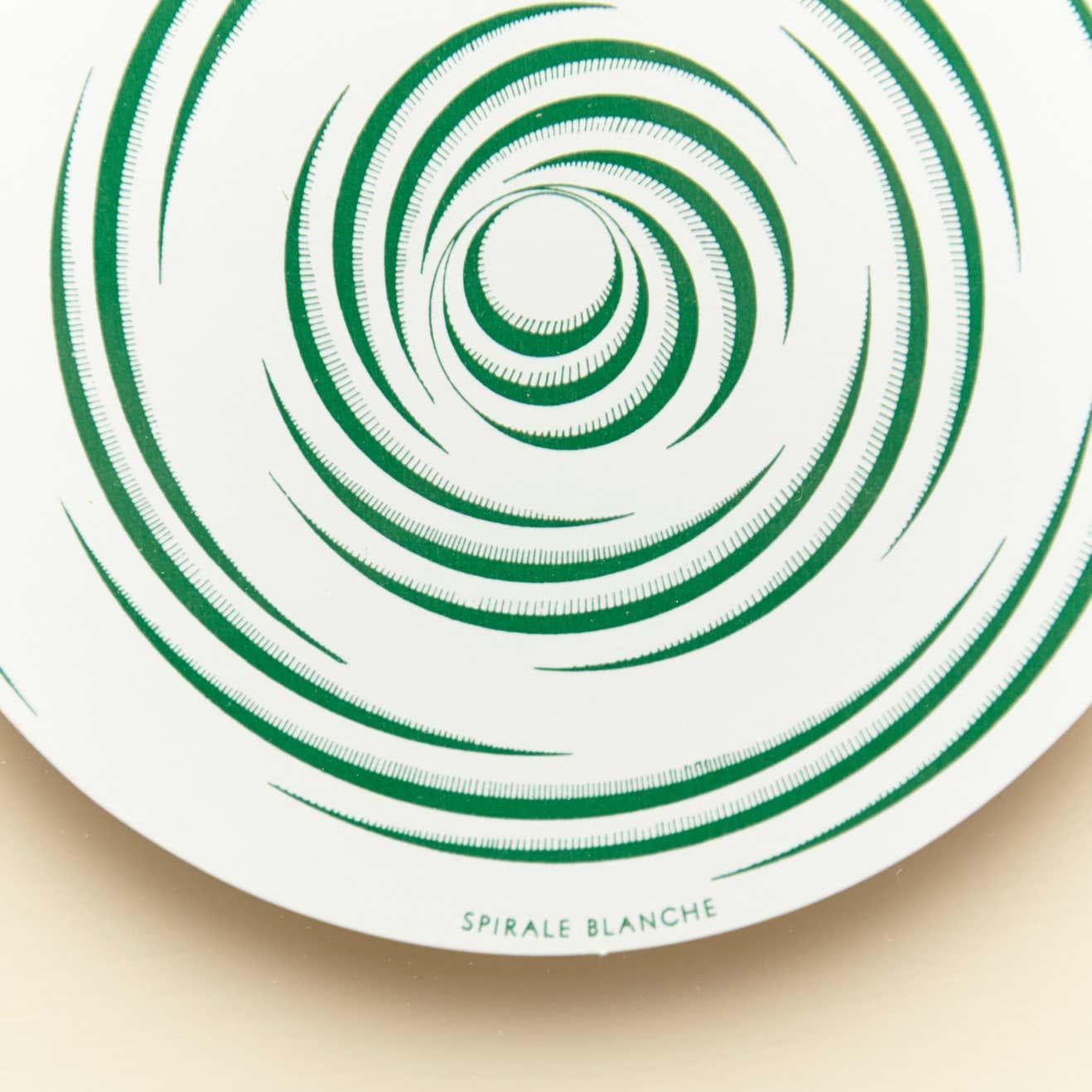 Set of 10 Marcel Duchamp Rotoreliefs, 1987 Konig Series 133.

Henri-Robert-Marcel Duchamp (French 28 July 1887–2 October 1968) was a French, naturalized American painter, sculptor, chess player and writer whose work is associated with Cubism,
