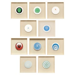 Lot de 10 Marcel Duchamp Rotorelief Konig Series 133, 1987