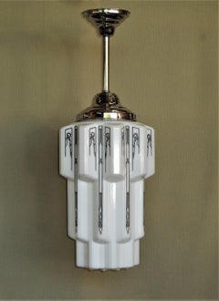 Set of 10 Matching Deco Skyscraper Fixtures