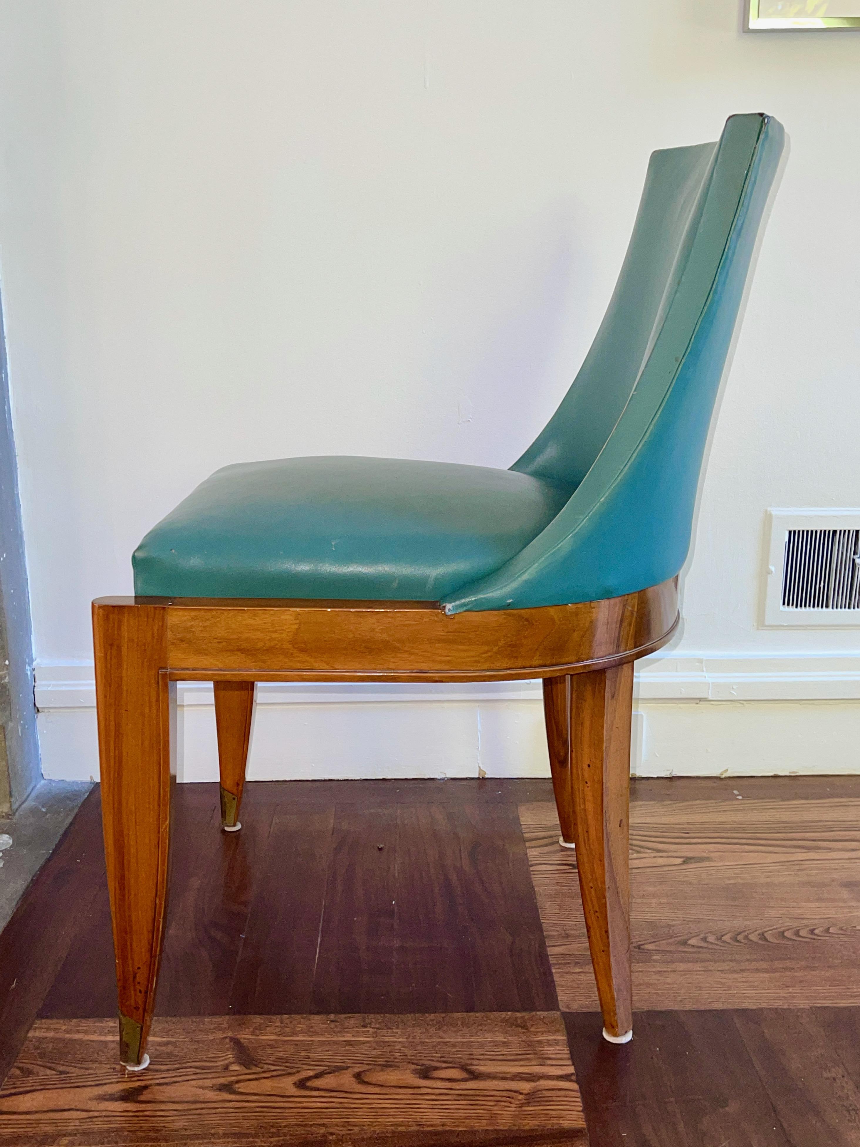 Set of 10 Maurice Jallot Gondola Dining Chairs 7