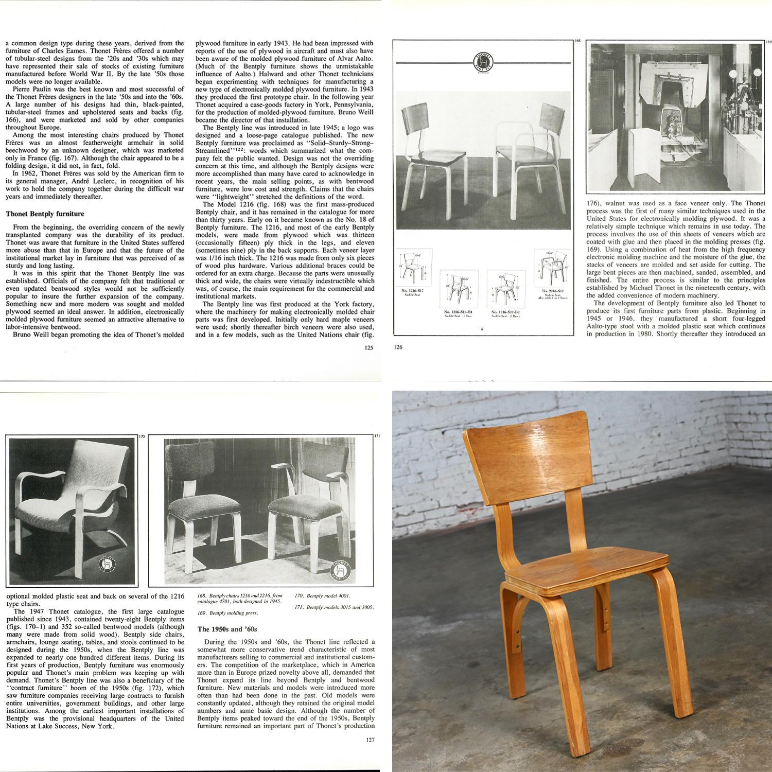 Set von 10 MCM Thonet #1216 Esszimmerstühlen, gebogene Eiche, Sperrholz, Sattelsitz, Einzelschleife im Angebot 3
