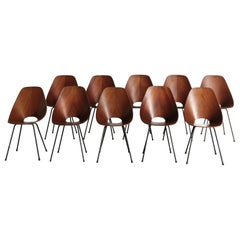Set of 10 Medea Chairs by Vittorio Nobili, Fratelli Tagliabue, Italy, 1950s