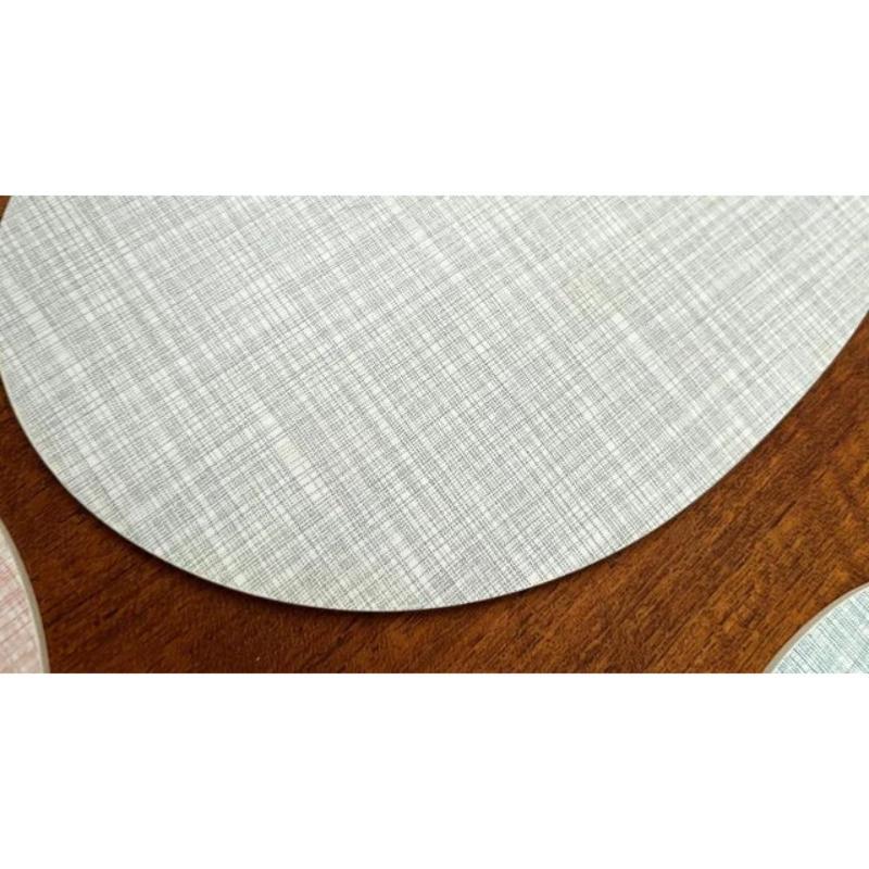 Plastic Set of 10 Mid-Century Breakfast Cutting Boards, 1960s For Sale