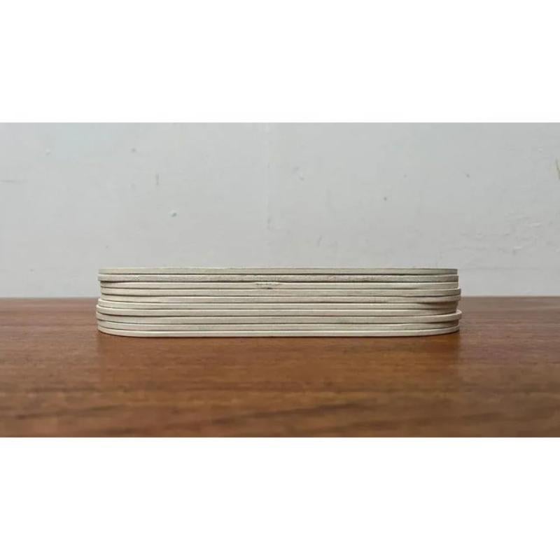 Set of 10 Mid-Century Breakfast Cutting Boards, 1960s For Sale 3