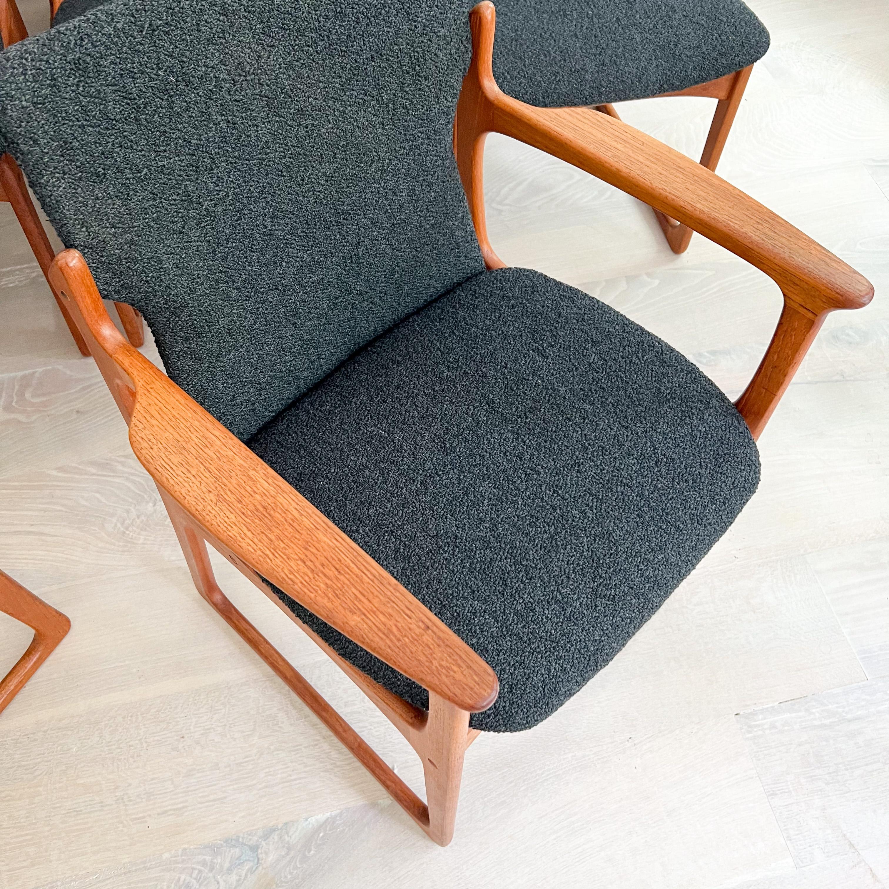 Set of 10 Mid-Century Modern Danish Teak Vamdrup Stolefabrik Dining Chairs 4