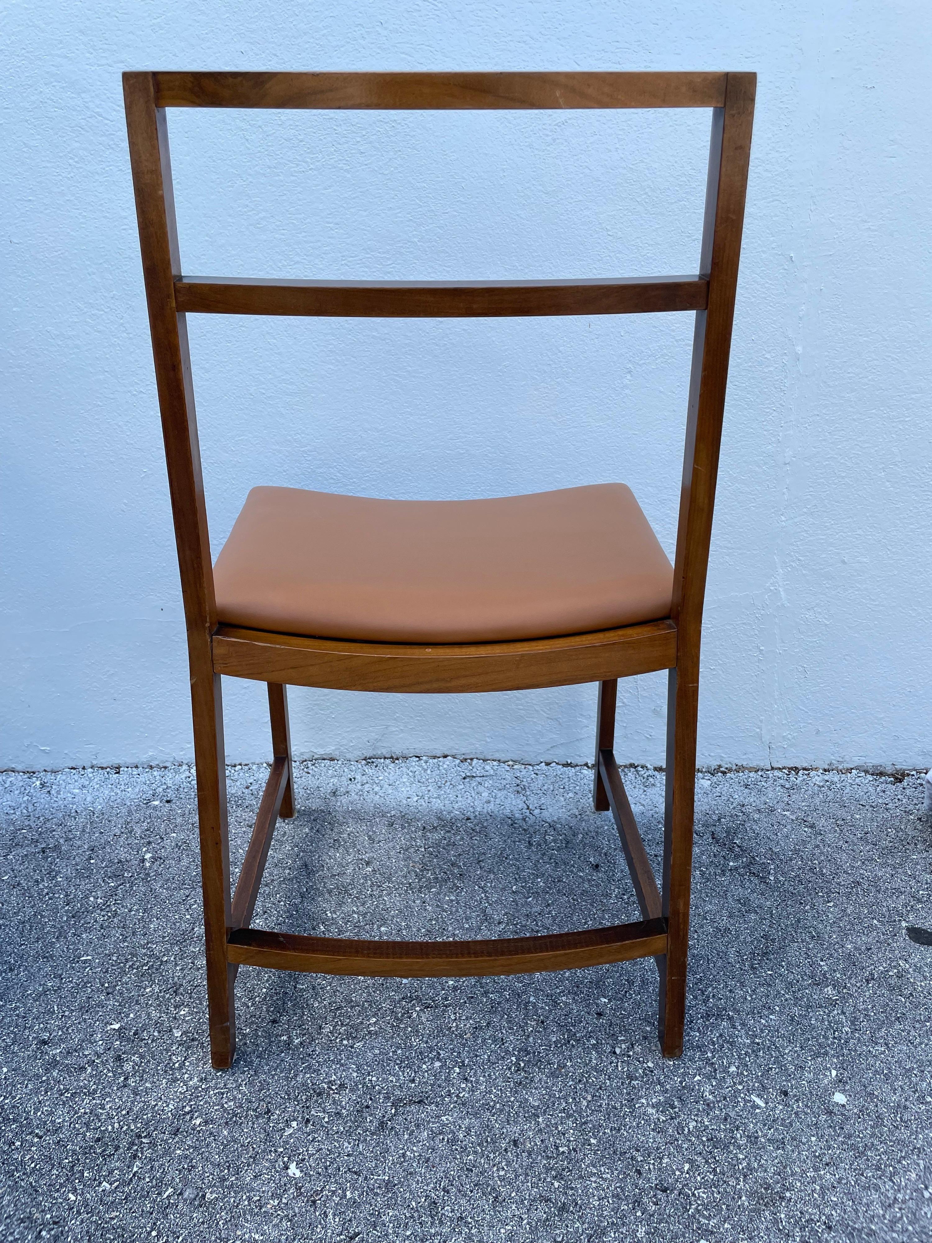 Set of 10 Mid-Century Modern Dining Chairs by Renato Venturi for MIM Roma For Sale 7