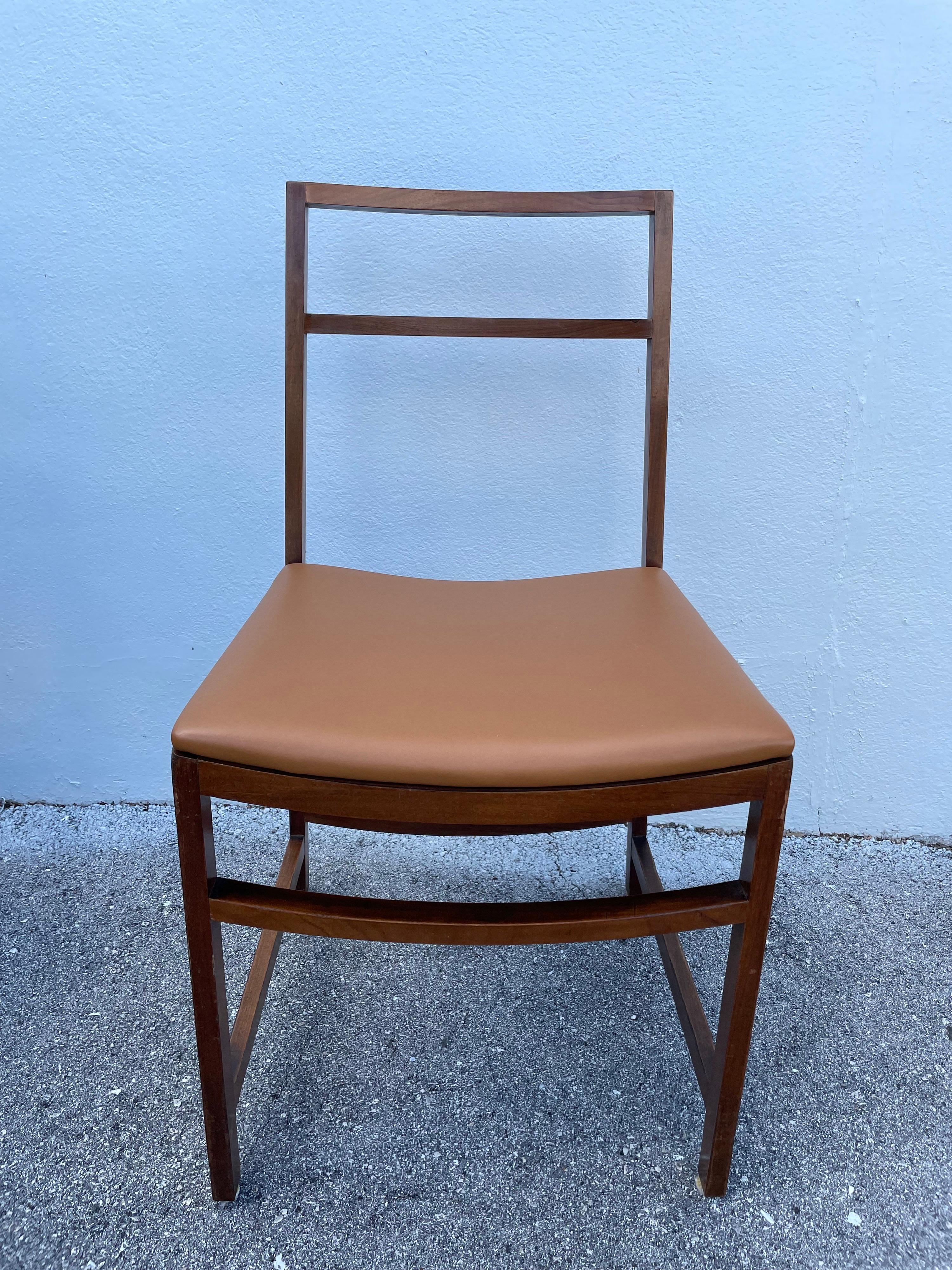 Set of 10 Mid-Century Modern Dining Chairs by Renato Venturi for MIM Roma For Sale 11
