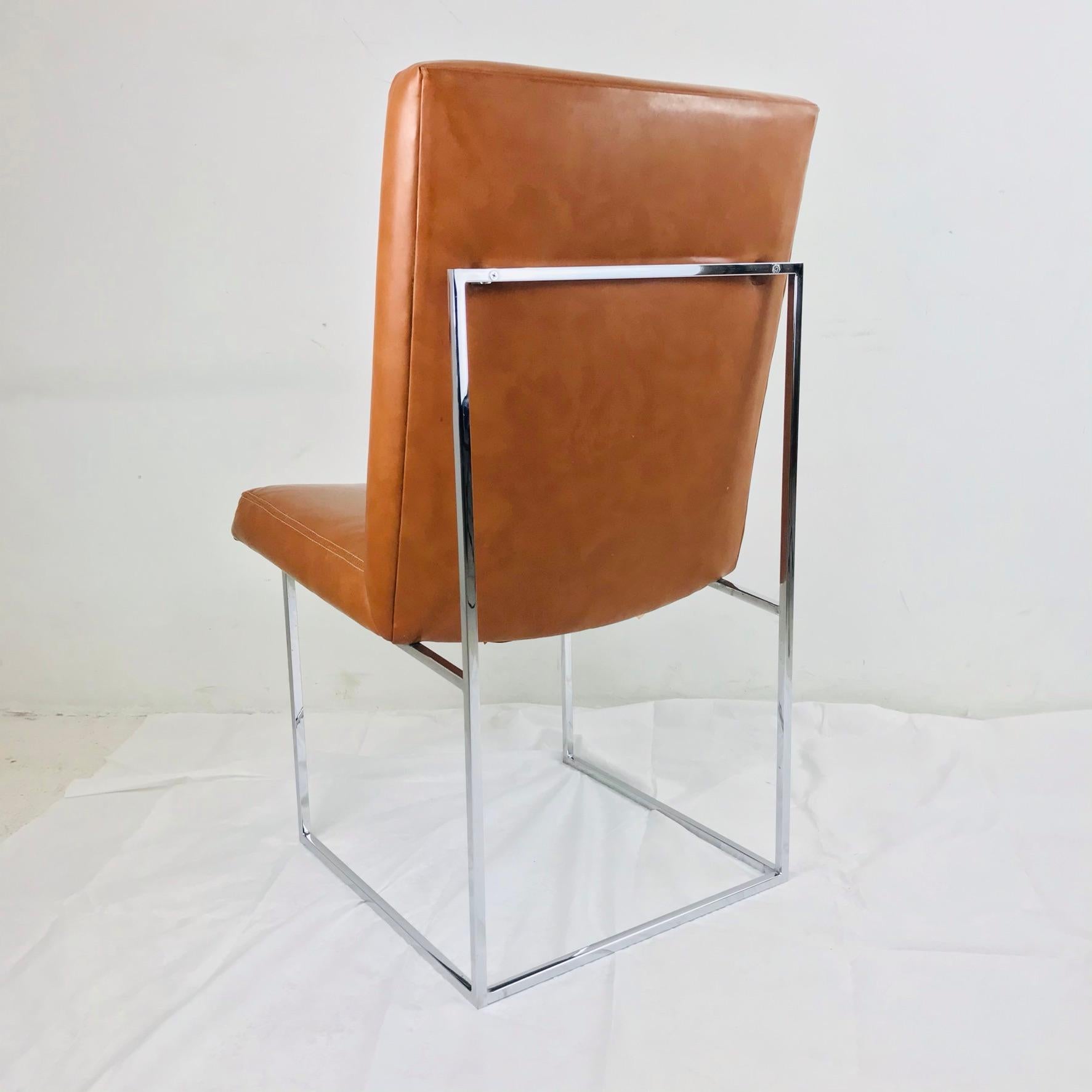 Late 20th Century Set of 10 Milo Baughman Dining Chairs