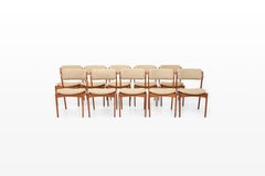 Set of 10 'Model 49' dining chairs by Erik Buch for Odense Maskinnedkeri (O.D. M
