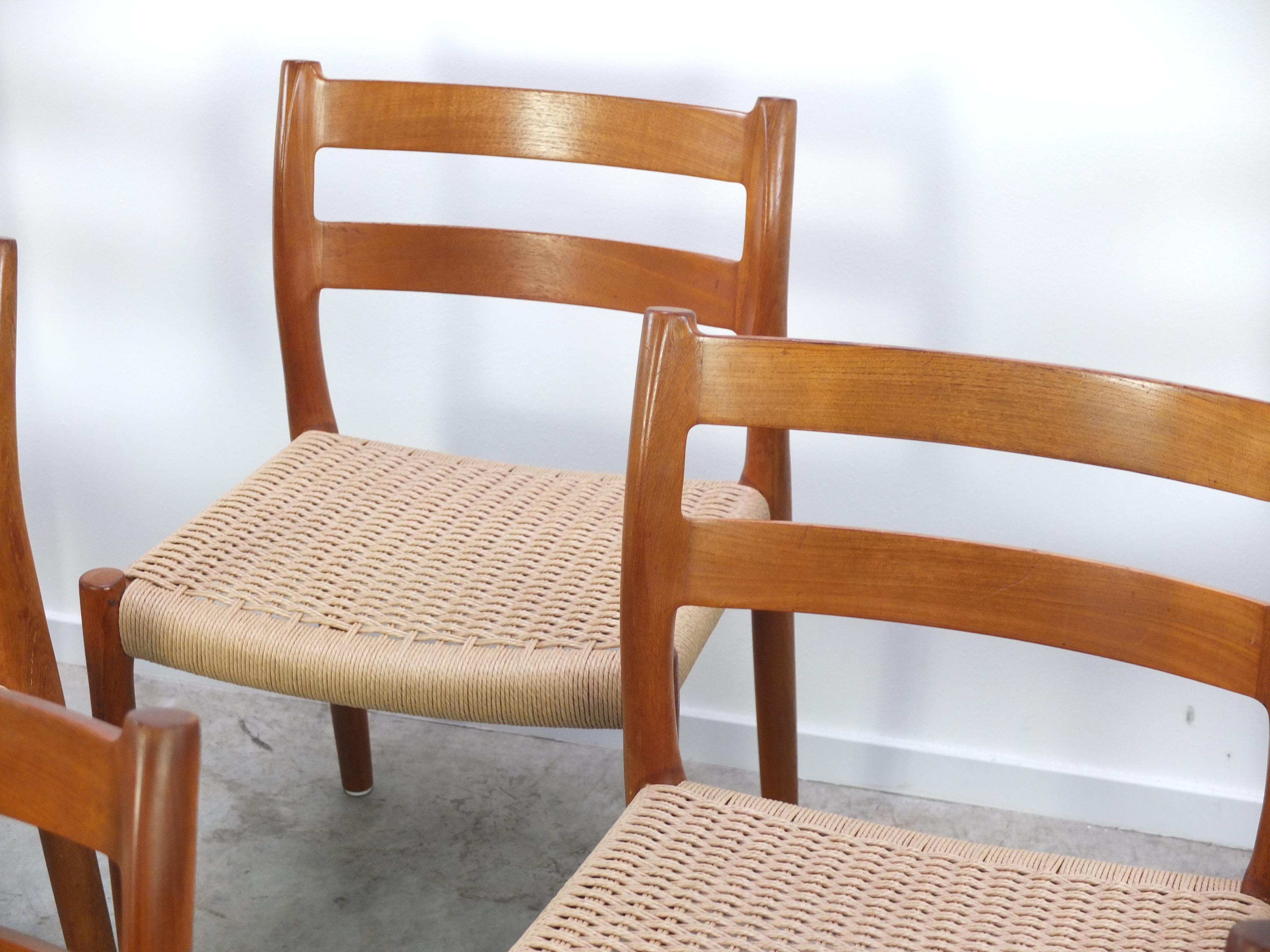 Set of 10 ‘Model 84’ Chairs by Niels Møller for J.L. Møllers Møbelfabrik, 1960s 4
