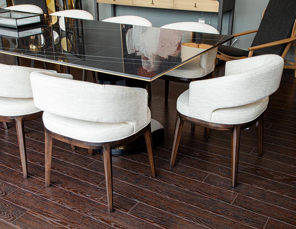 Set of 10 Modern Curved Back Dining Chairs Aalto by Carrocel in vendita 11