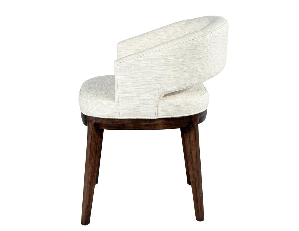 Fatto a mano Set of 10 Modern Curved Back Dining Chairs Aalto by Carrocel in vendita