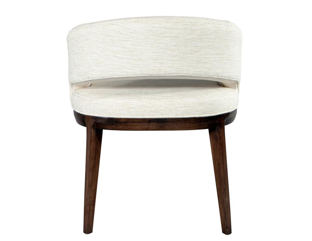 XXI secolo e contemporaneo Set of 10 Modern Curved Back Dining Chairs Aalto by Carrocel in vendita