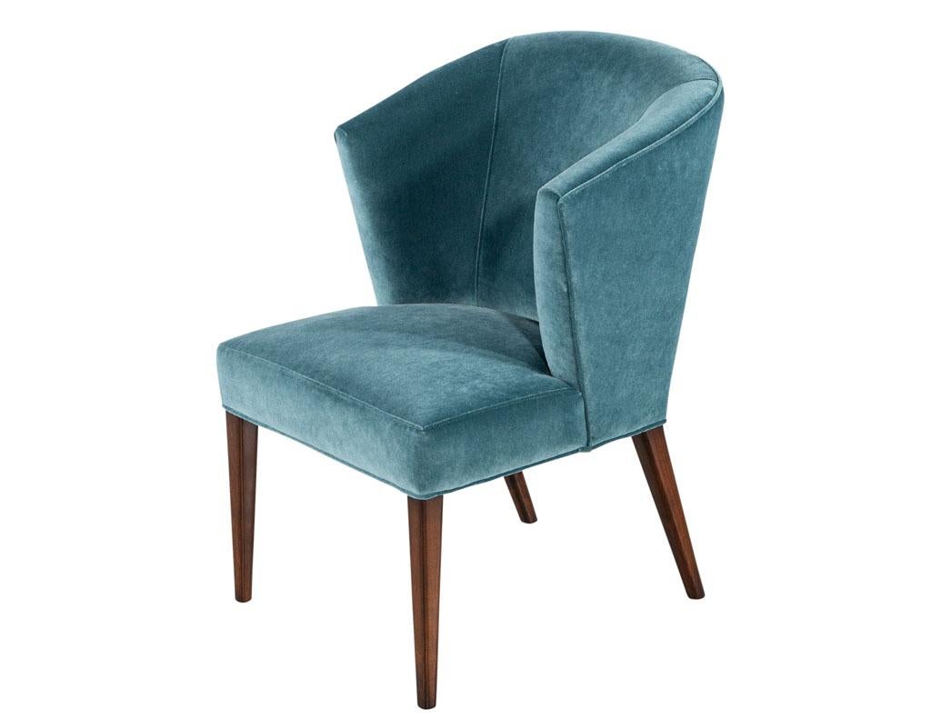 turquoise dining chairs