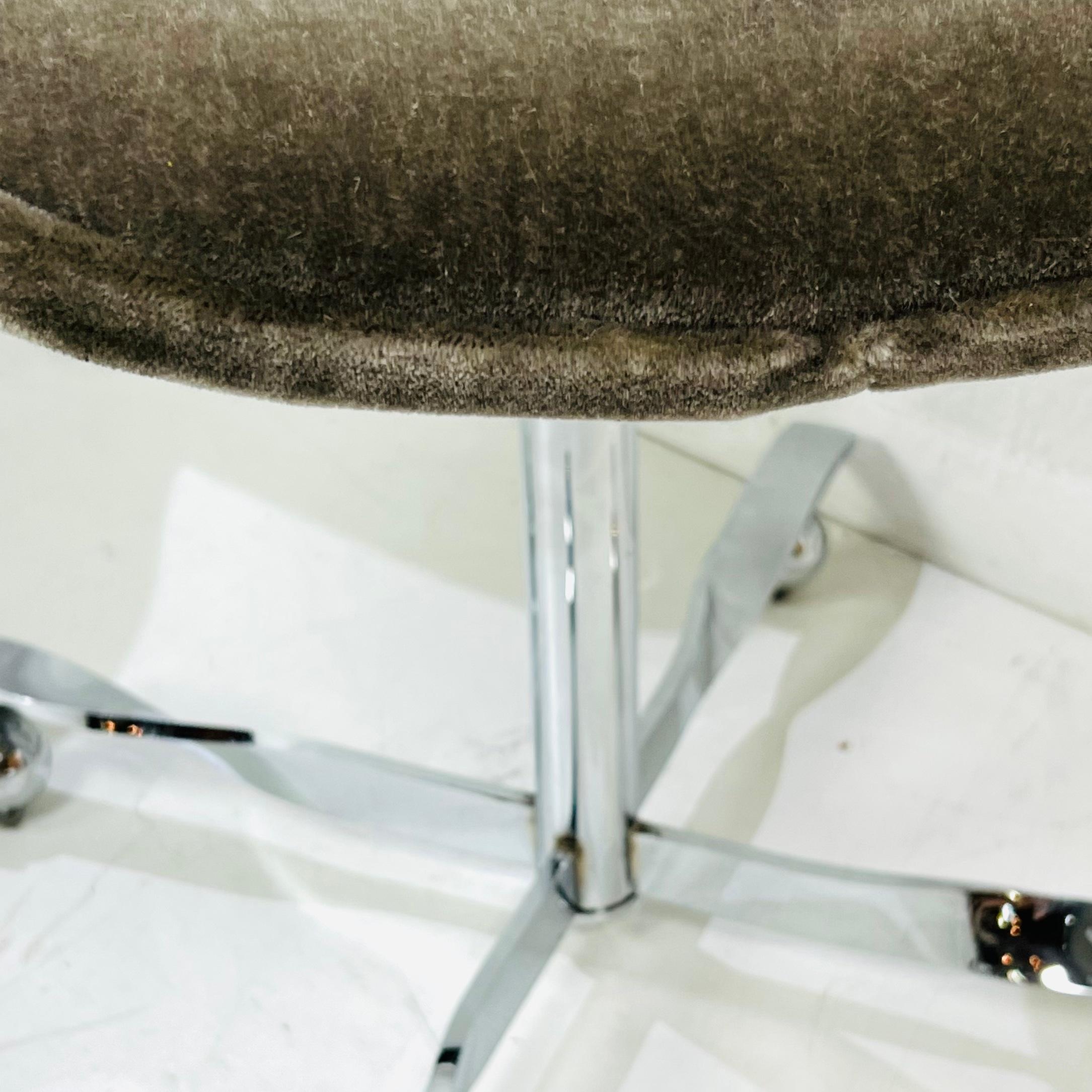 Acier Ensemble de 10 chaises en mohair 