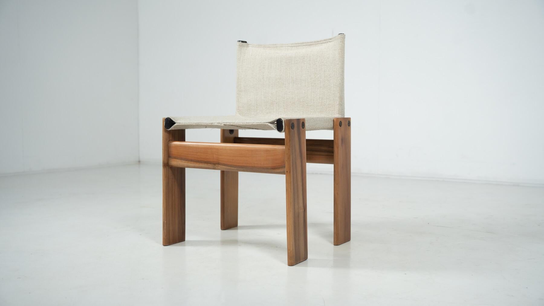 Ensemble de 10 chaises de salle à manger Monk par Afra & Tobia Scarpa pour Molteni, 1970 en vente 4