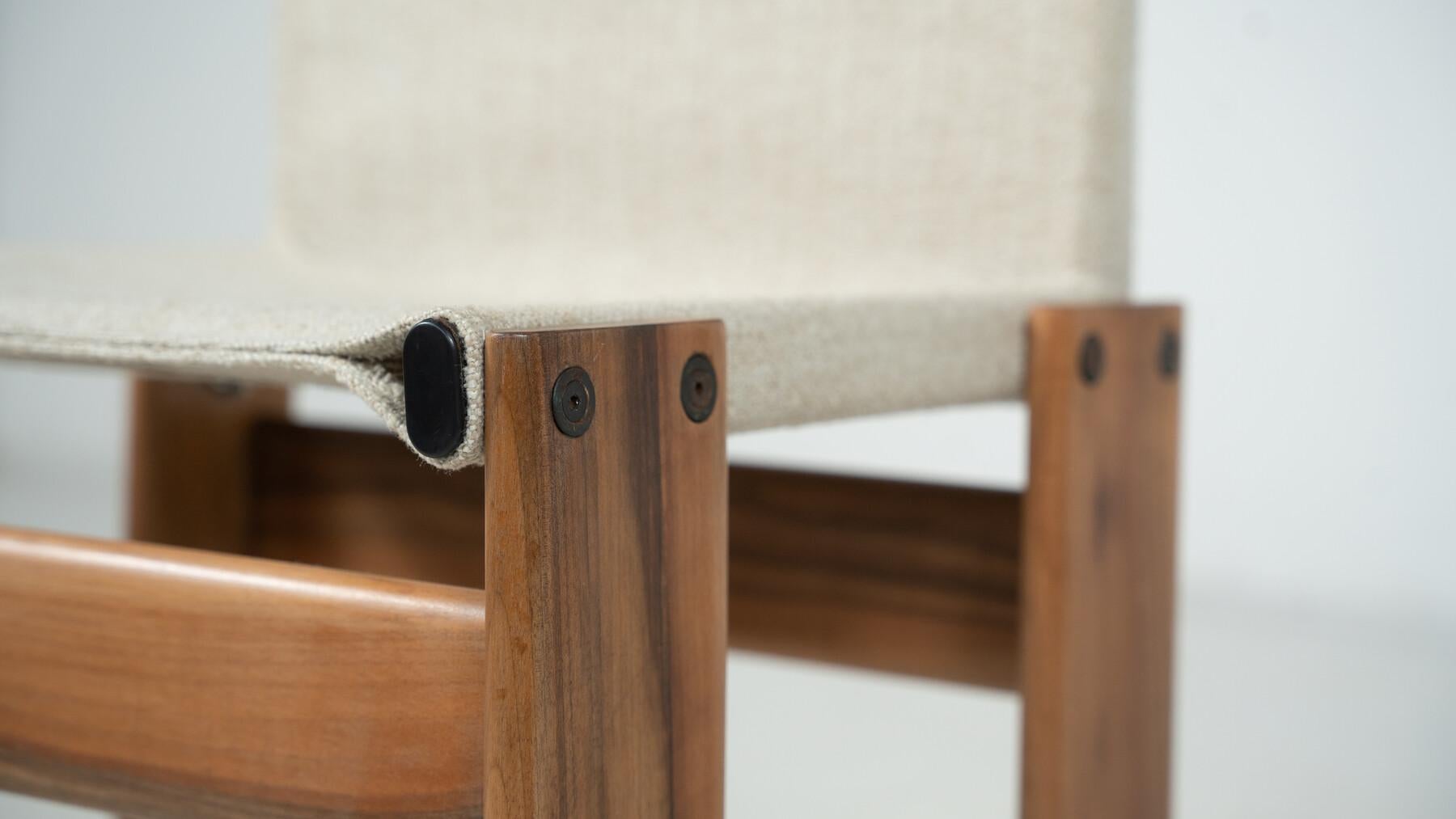 Ensemble de 10 chaises de salle à manger Monk par Afra & Tobia Scarpa pour Molteni, 1970 en vente 5