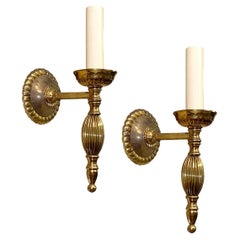 Set of 10 Neoclassic Single Arm Sconces, Sold per Pair