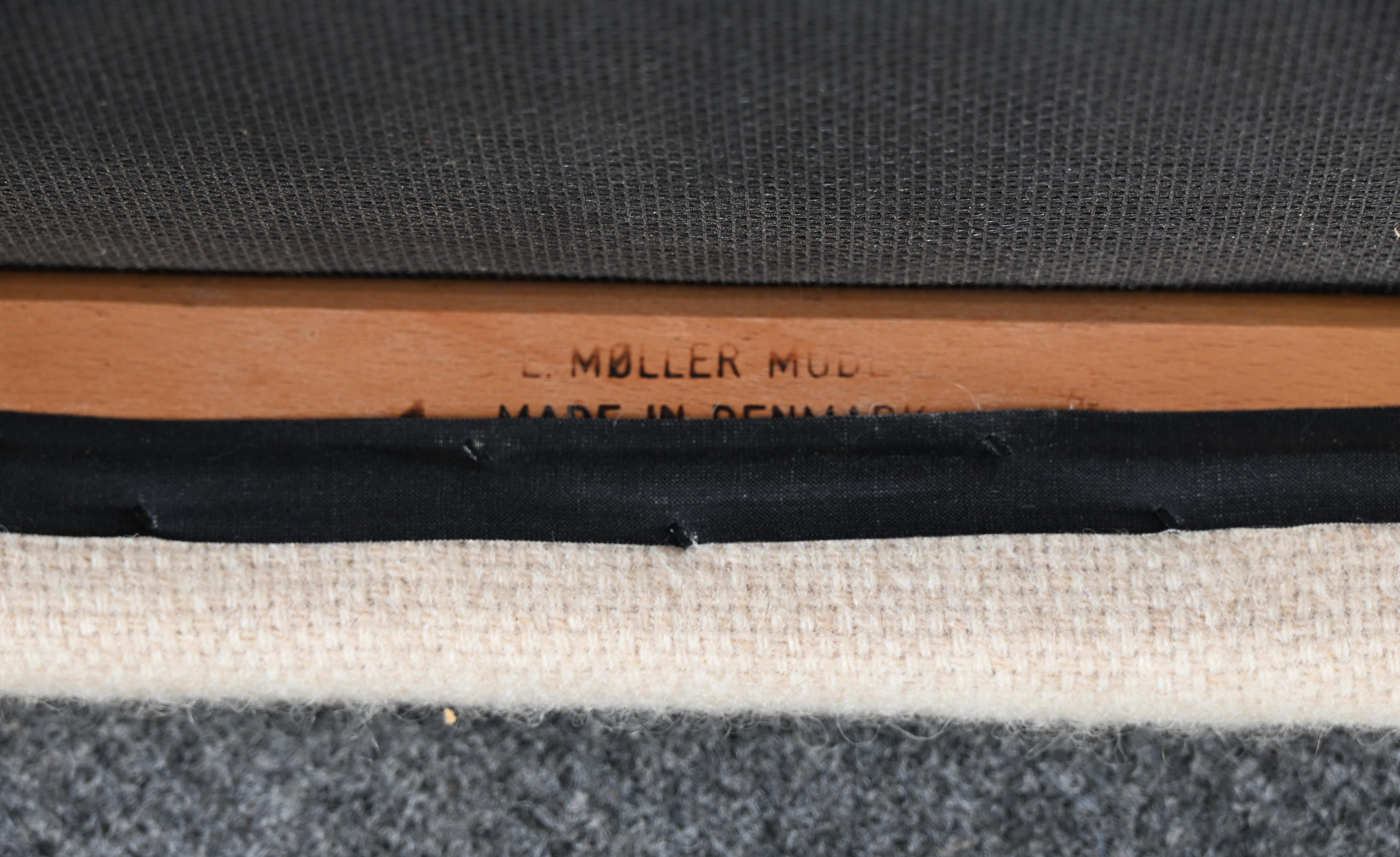 Satz von 10 Niels O. Moller für J. L. Moller Palisander-Esszimmerstühle Model No. 80 im Angebot 6
