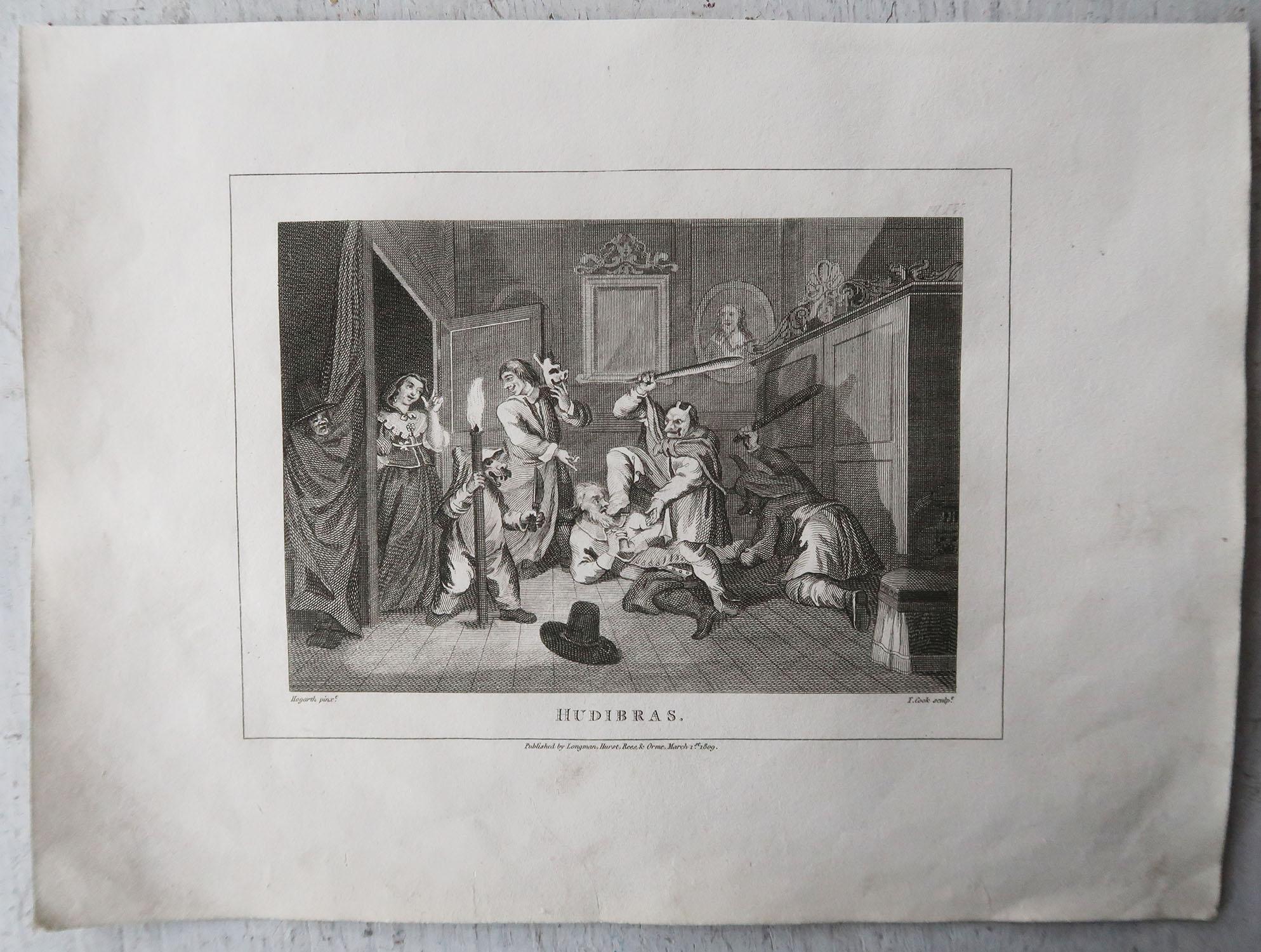 Other Set of 10 Original Antique Prints After William Hogarth, 