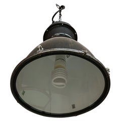 Set von 10 Original-Industrielampen