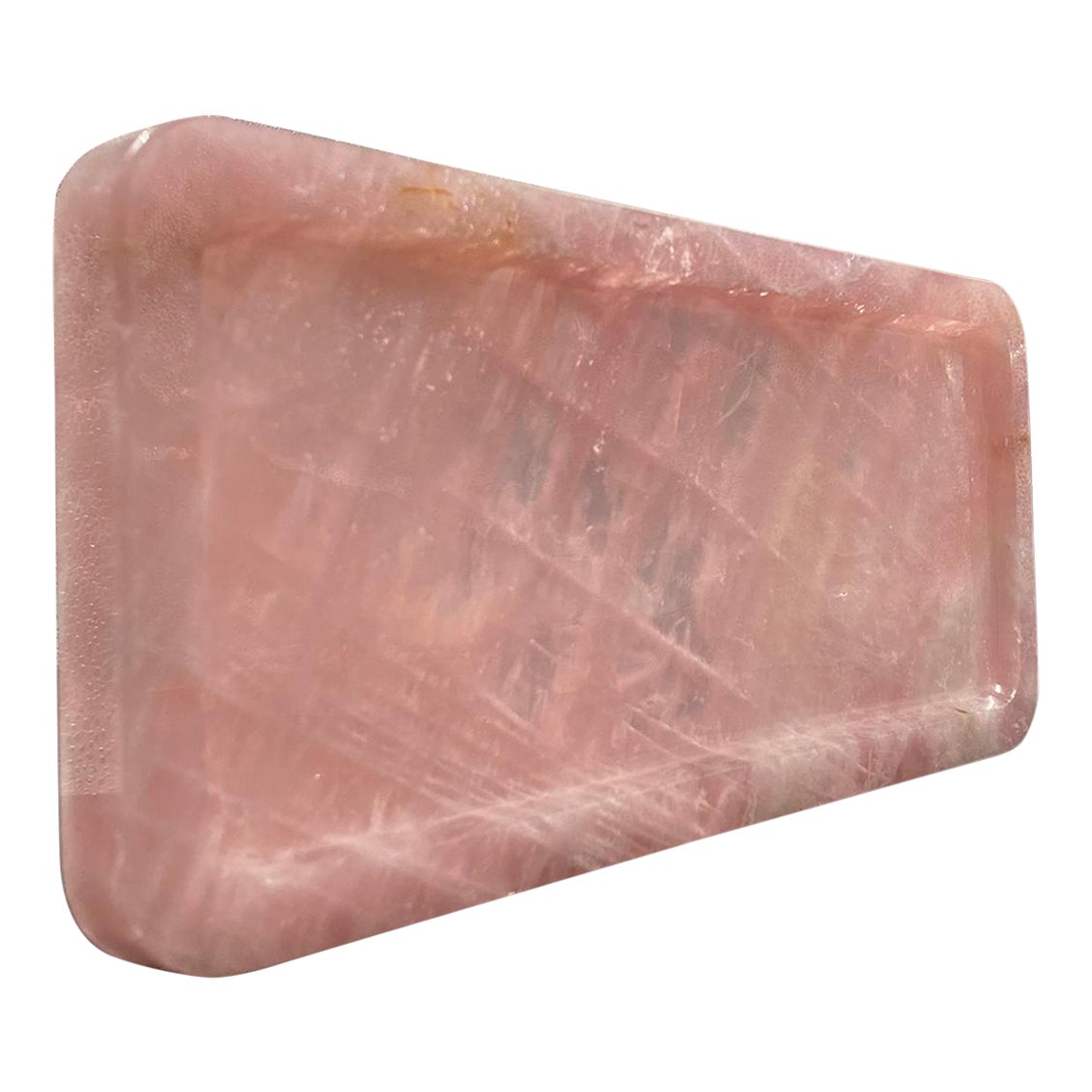 Set de 10 bandejas de cristal rosa by Artiss en venta