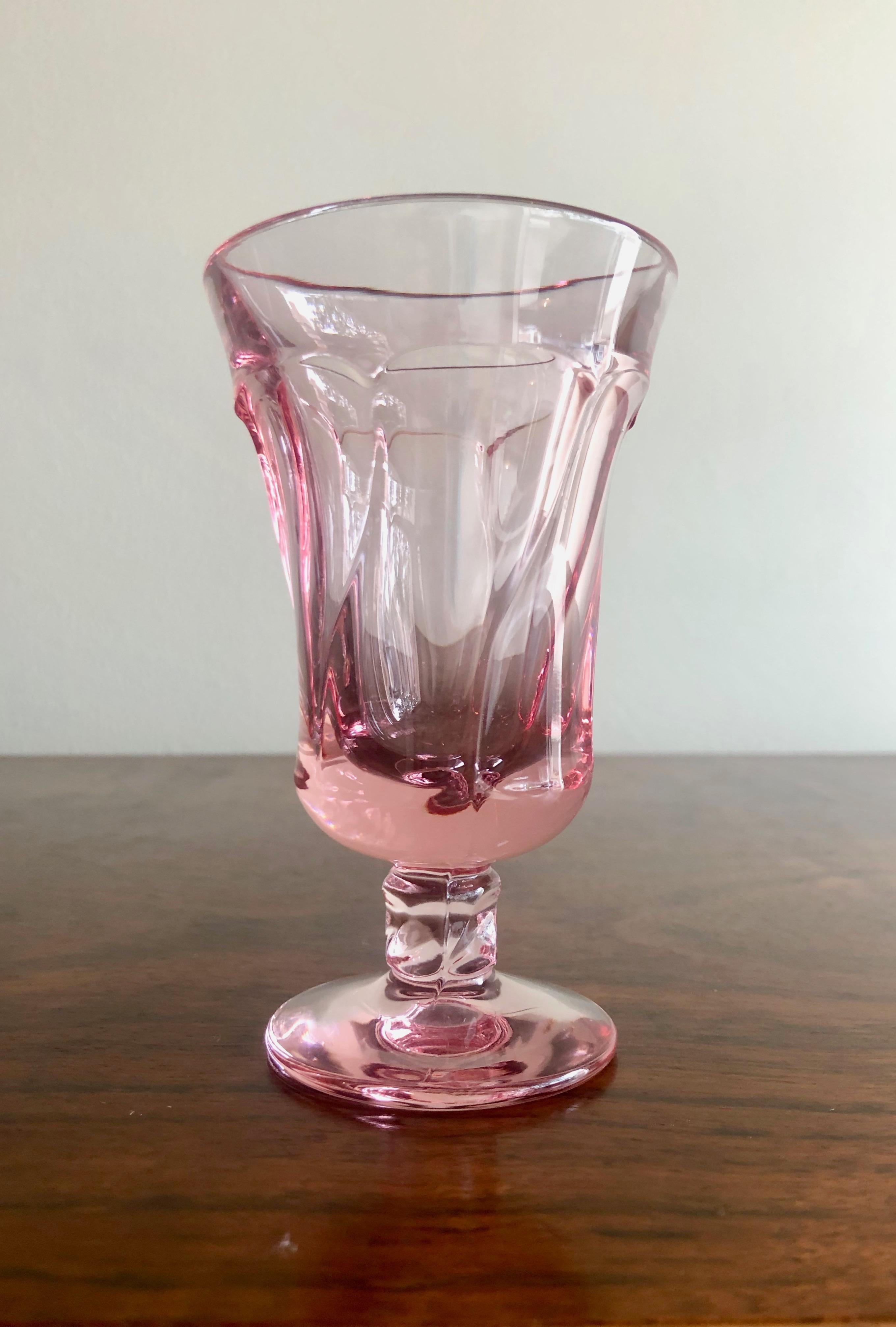 pink fostoria glass