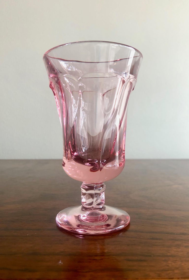 Set of 10 Pink Fostoria Juice Glasses at 1stDibs