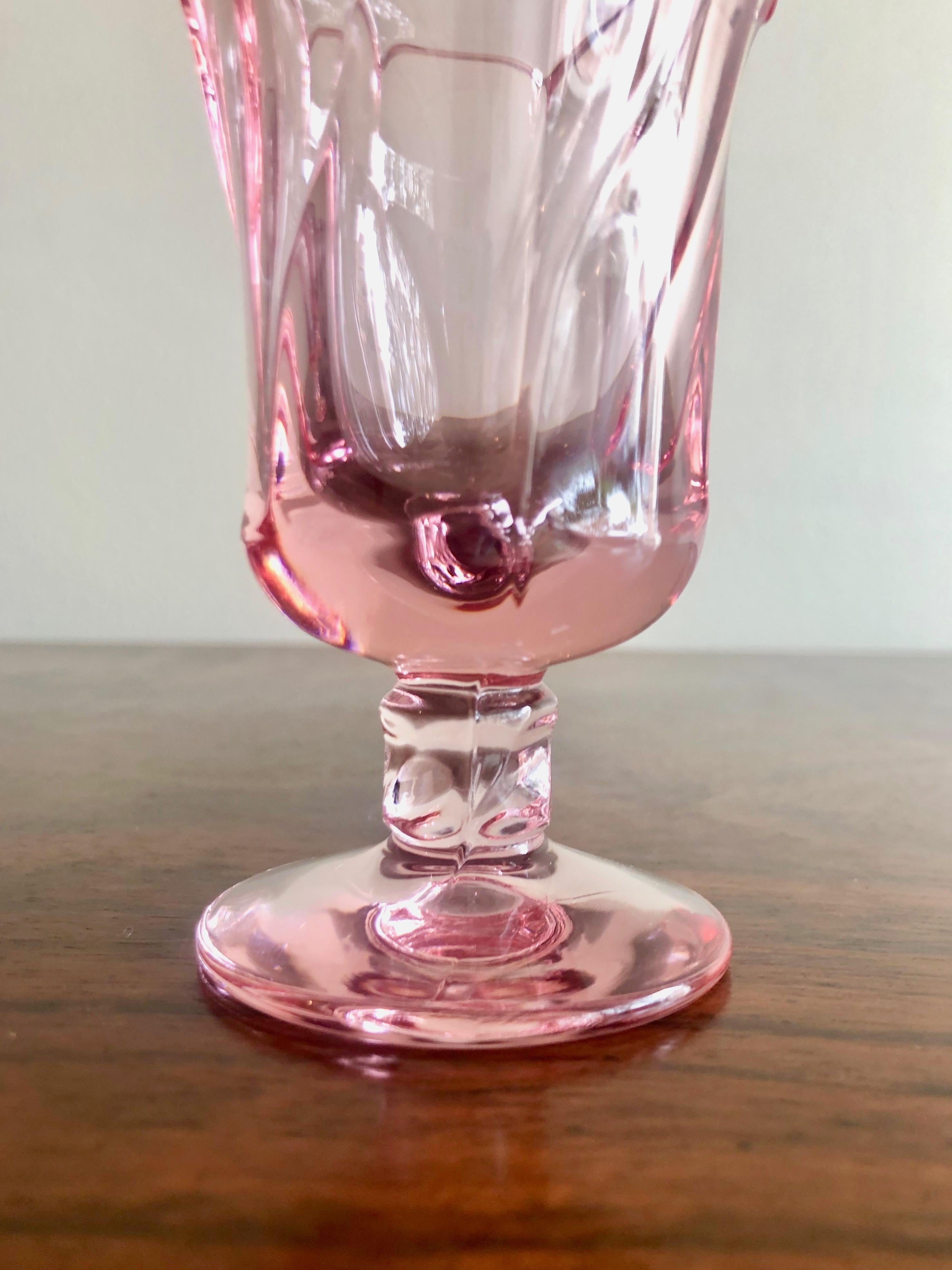 fostoria pink depression glass