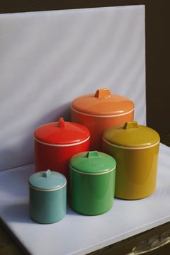 Satz von 10 Vorratskanistern aus Kunststoff, Österreich, 1950er Jahre