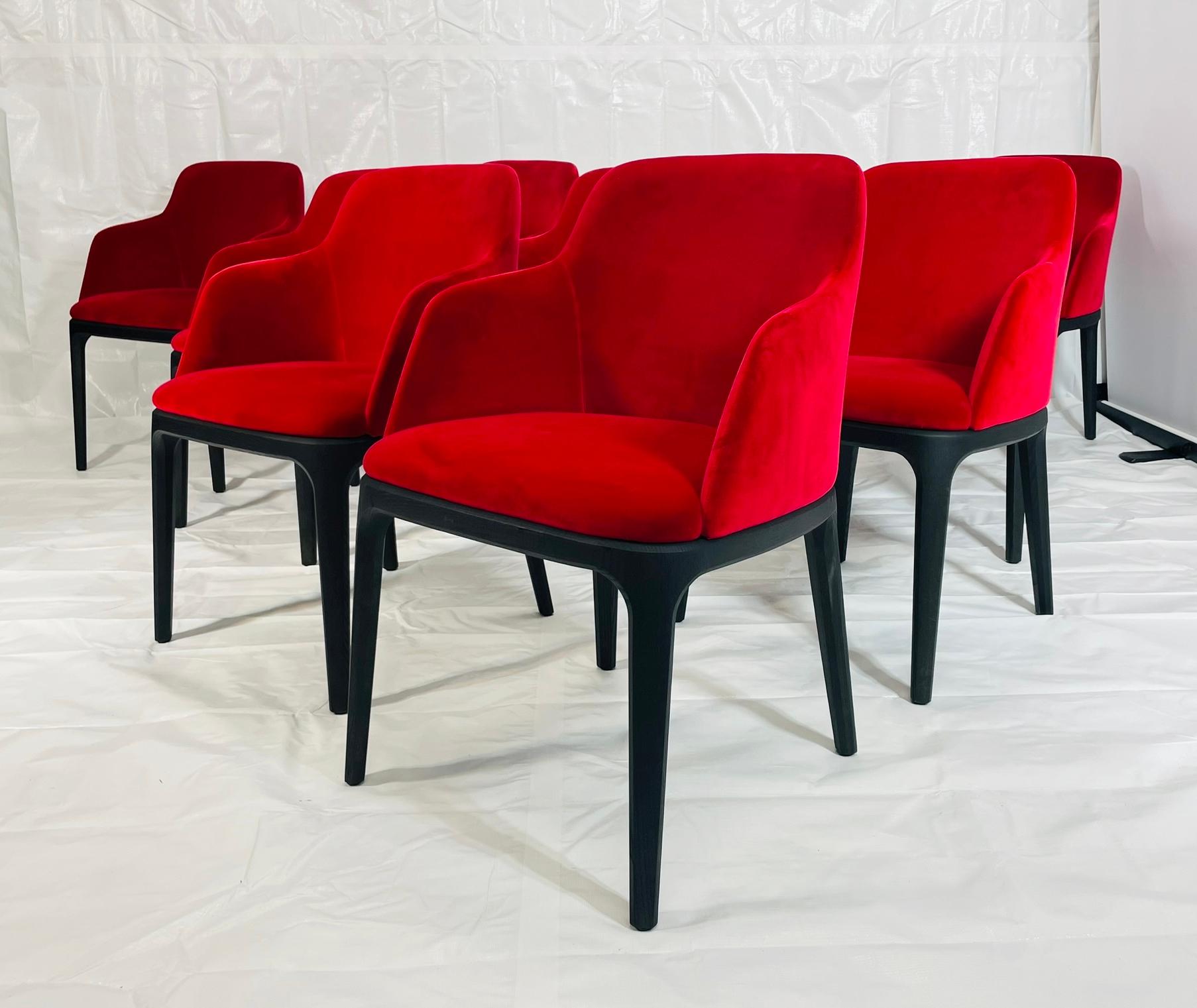 Fait main Ensemble de 10 chaises de salle à manger Poliform par Emmanuel Gallina, Italie, 2009 en vente