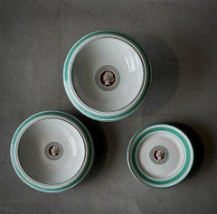 Set of 10 Porcelain Luncheon Serving Pieces from Late 19th Century, Germany