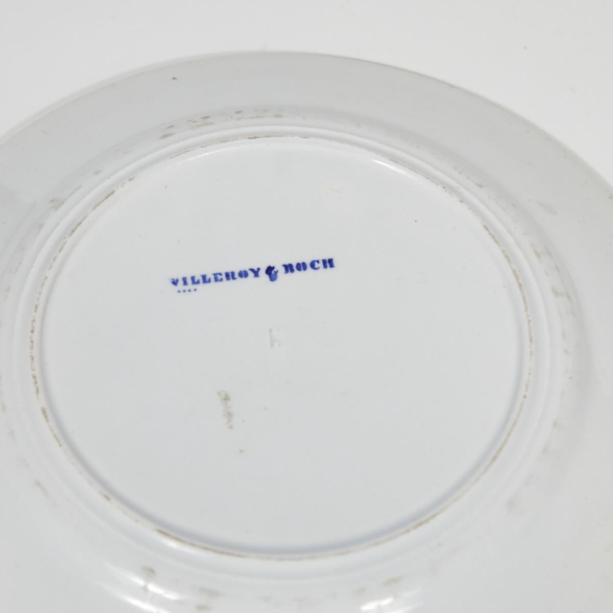 Ensemble de 10 pièces de service en porcelaine pour le déjeuner de la fin du 19e siècle, Allemagne en vente 2