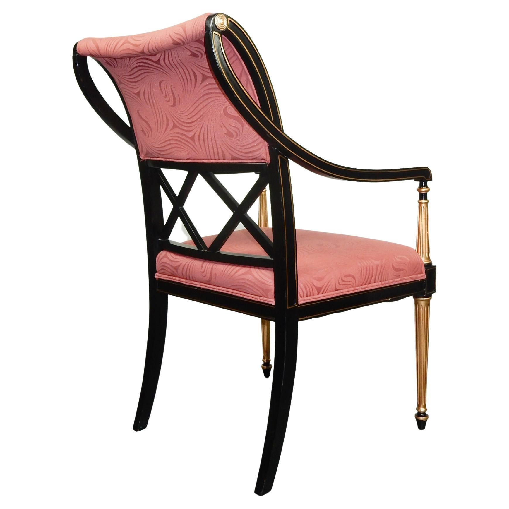 Set of 10 Regency Dining Chairs by Dorothy Draper for Henredon In Good Condition In Las Vegas, NV
