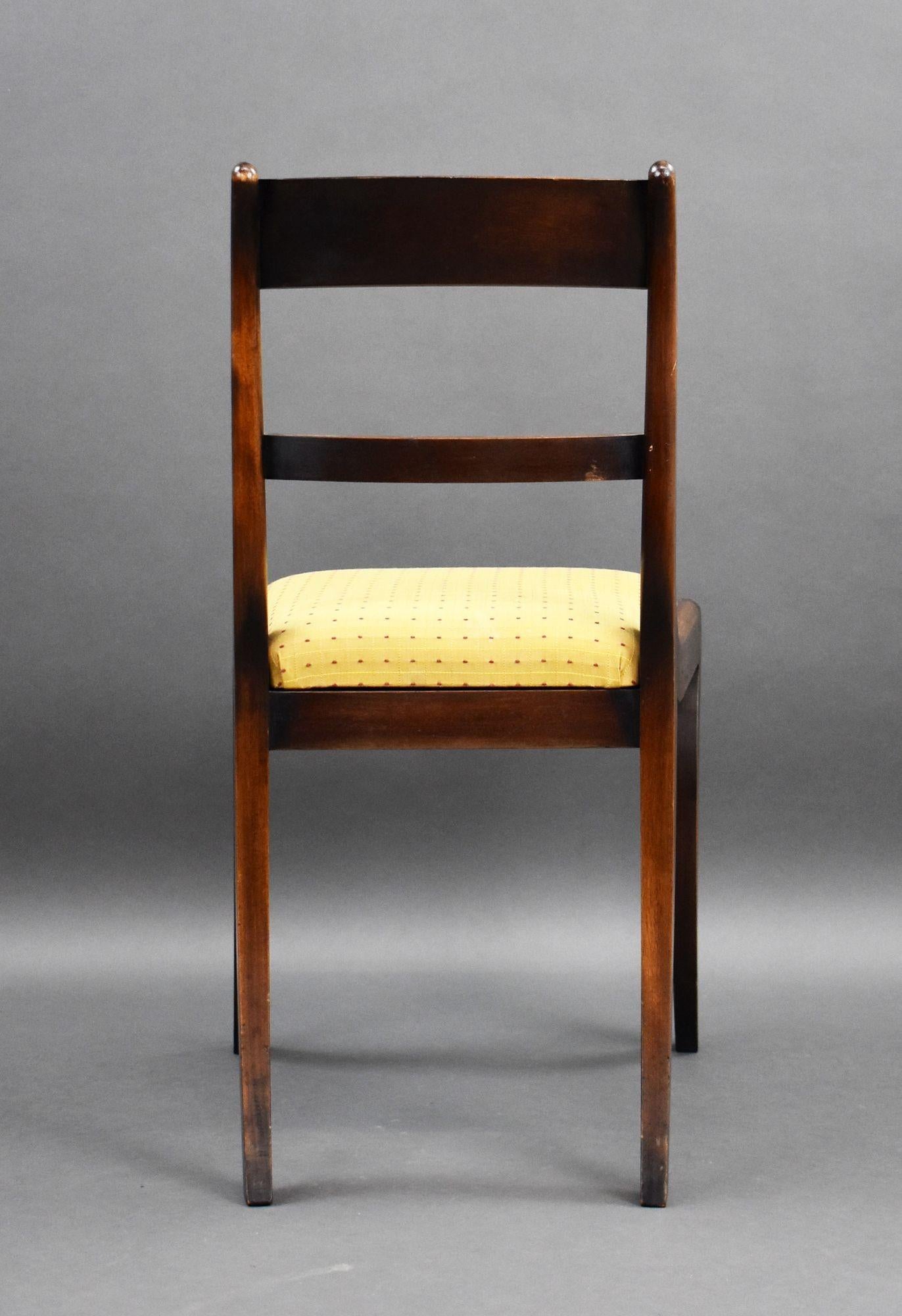 20th Century Set of 10 Regency Style Mahogany Dining Chairs