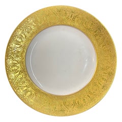 Set of 10 Royal Bavarian Gold Encrusted Service Plates