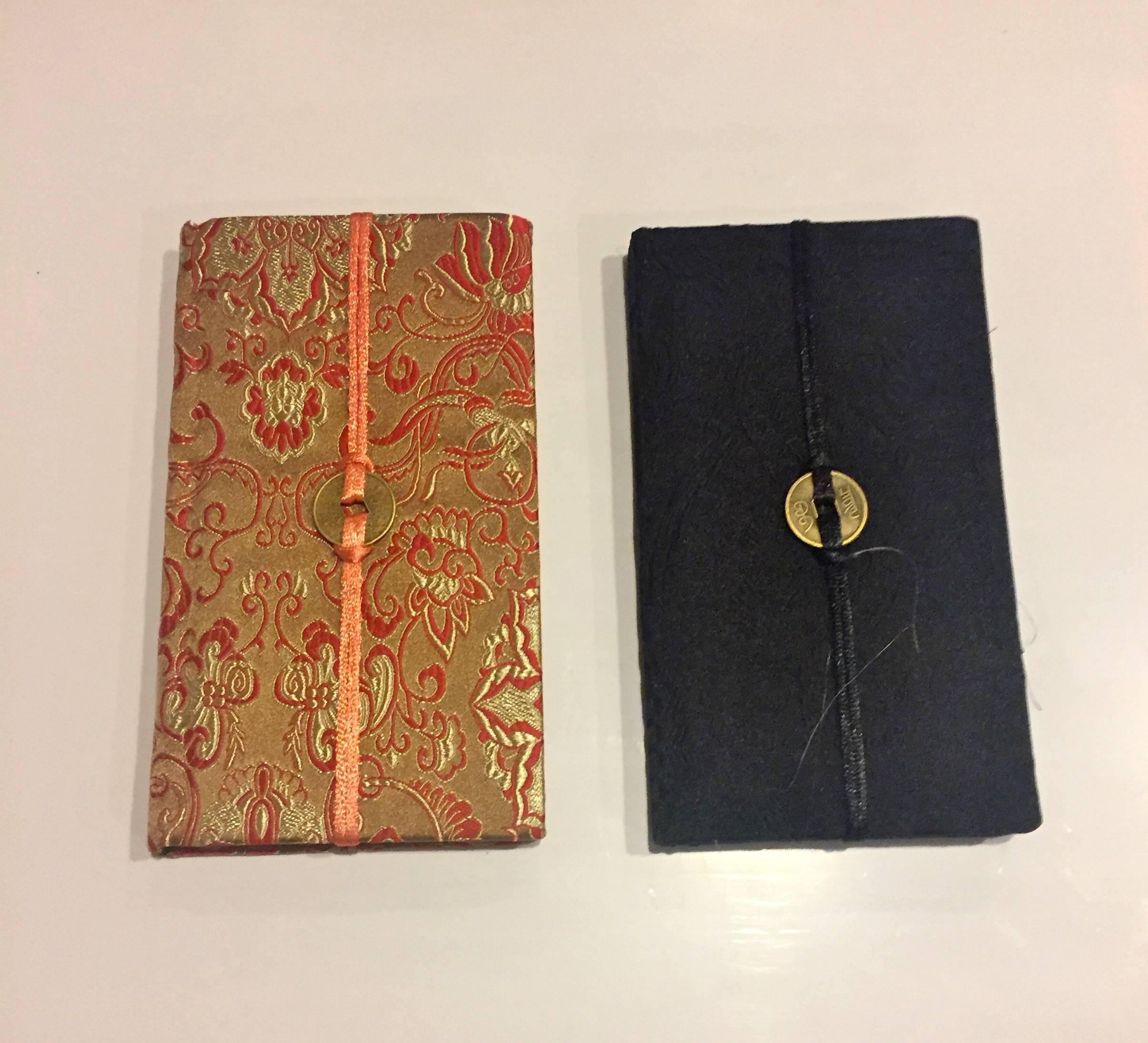 Chinese Ten Silk Brocade Notebook Journals