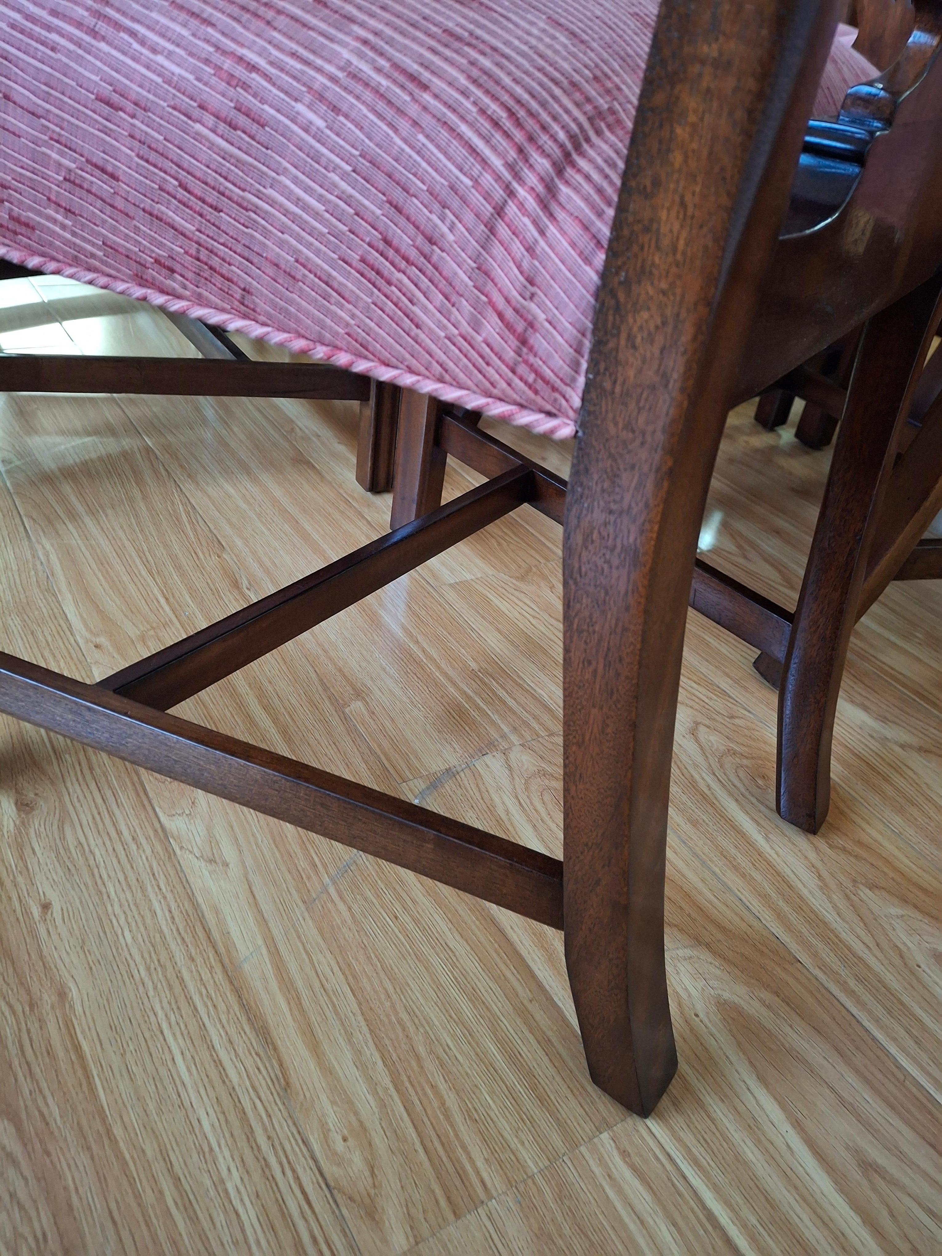 Set di 10 sedie da pranzo Smith & Watson in stile Chippendale in vendita 5