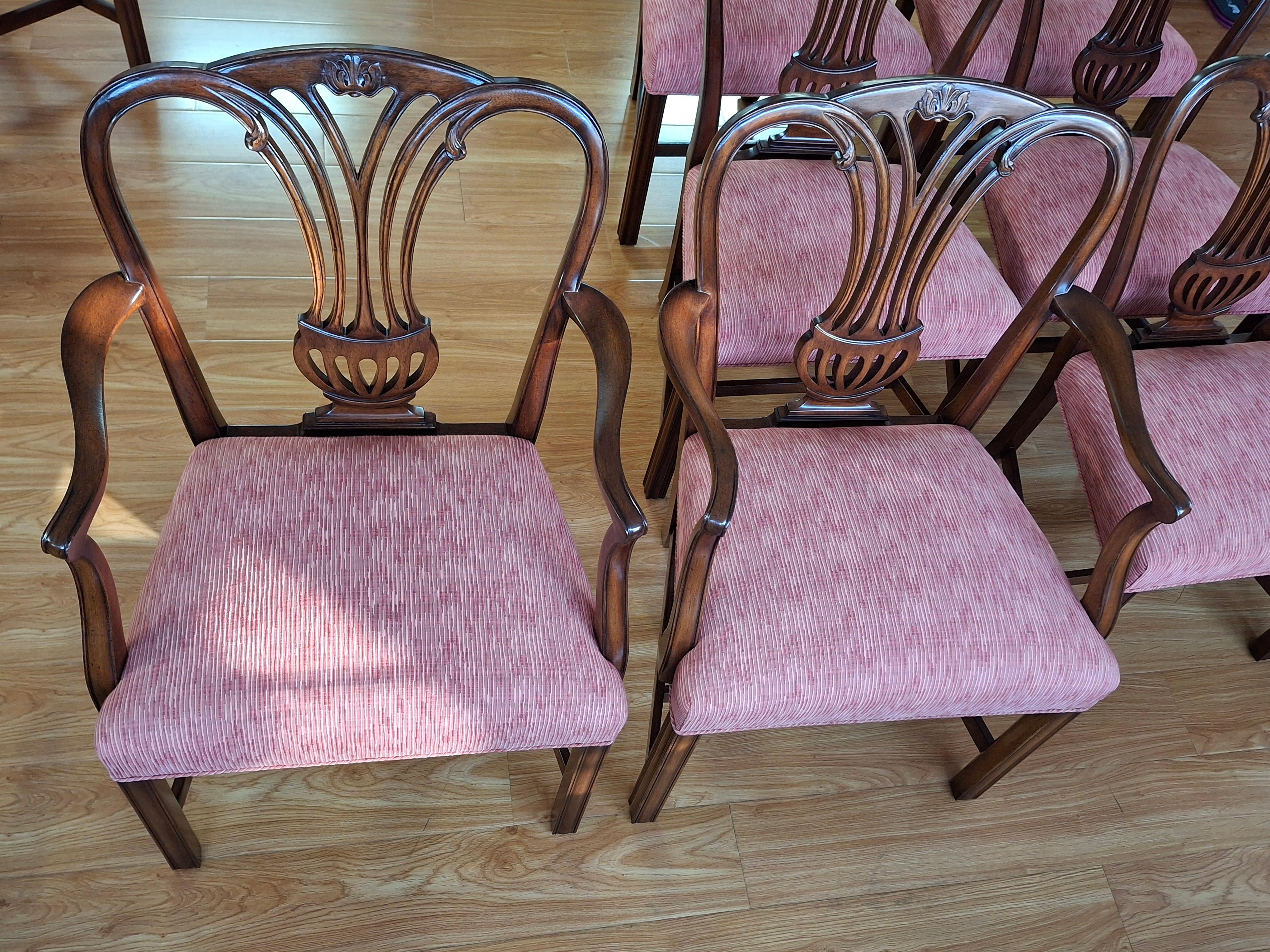 Set di 10 sedie da pranzo Smith & Watson in stile Chippendale in vendita 7