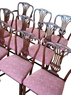 Set di 10 sedie da pranzo Smith & Watson in stile Chippendale