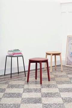 Set of 10 Soft Edge72 Stools, Oak by Iskos-Berlin for Hay