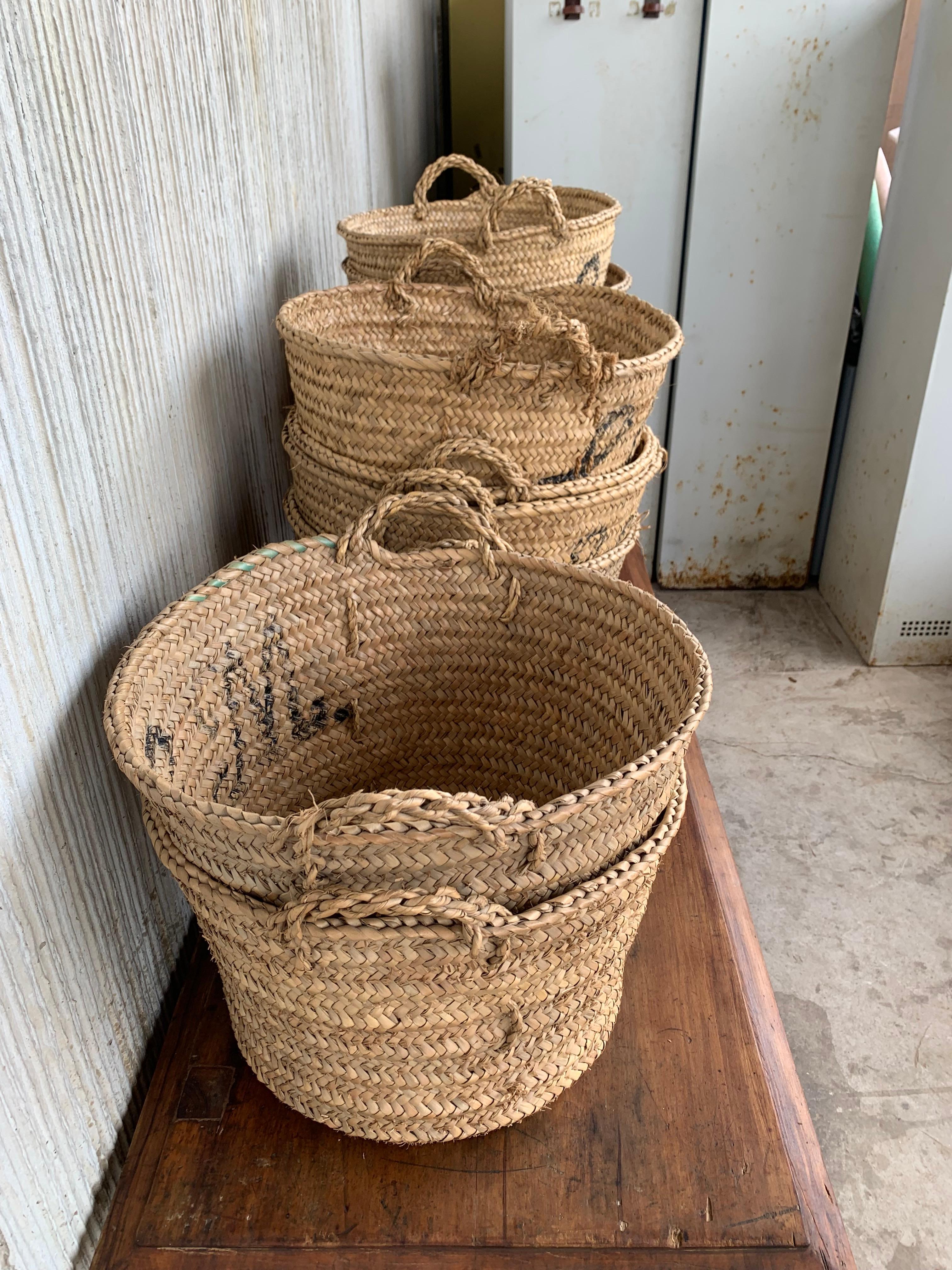 woven basket in spanish