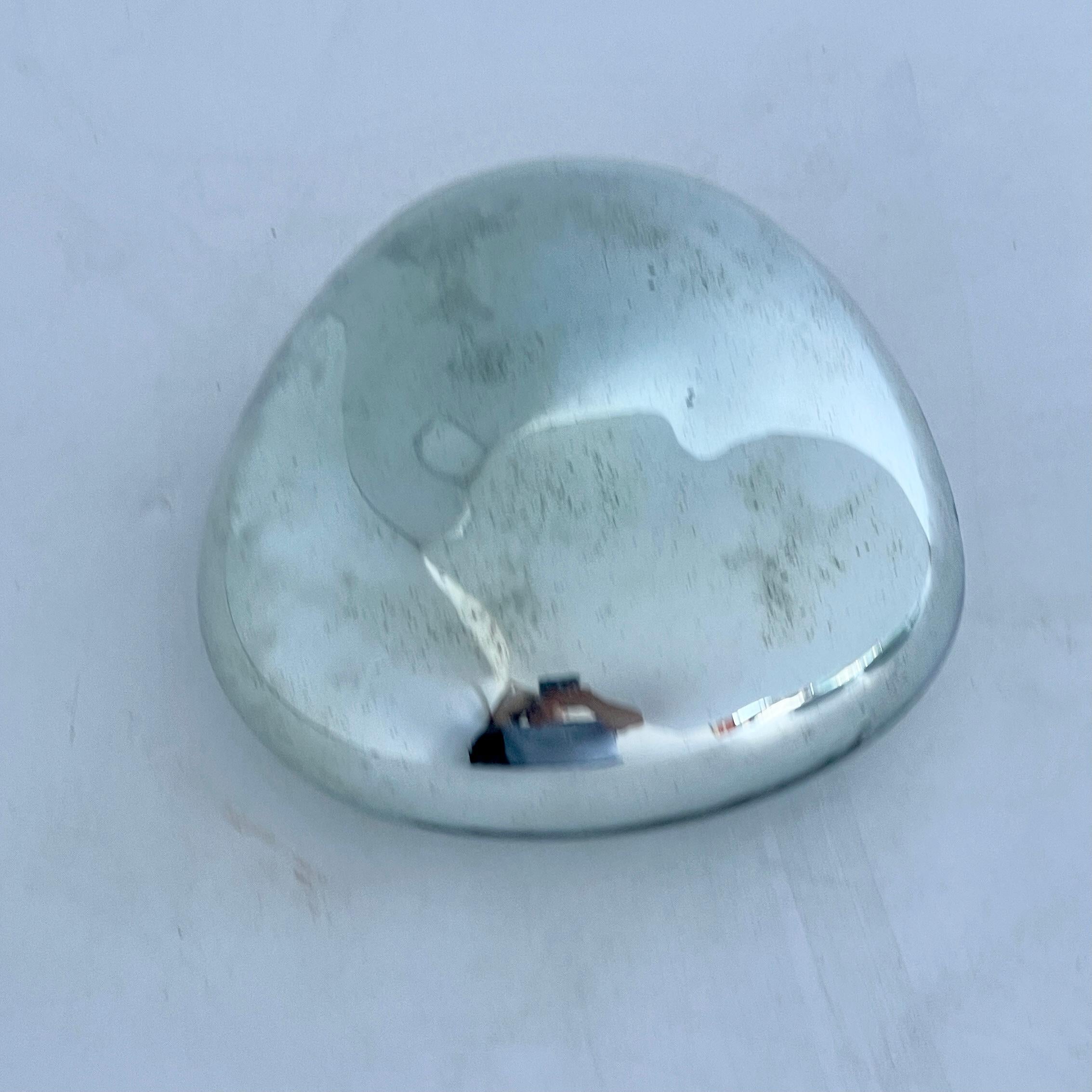 Set of 10 Teardrop Mercury Glass Wall Sculptures 1