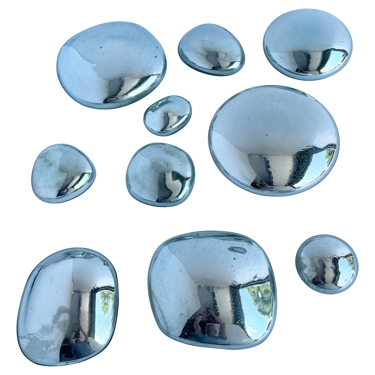 mercury glass wall art